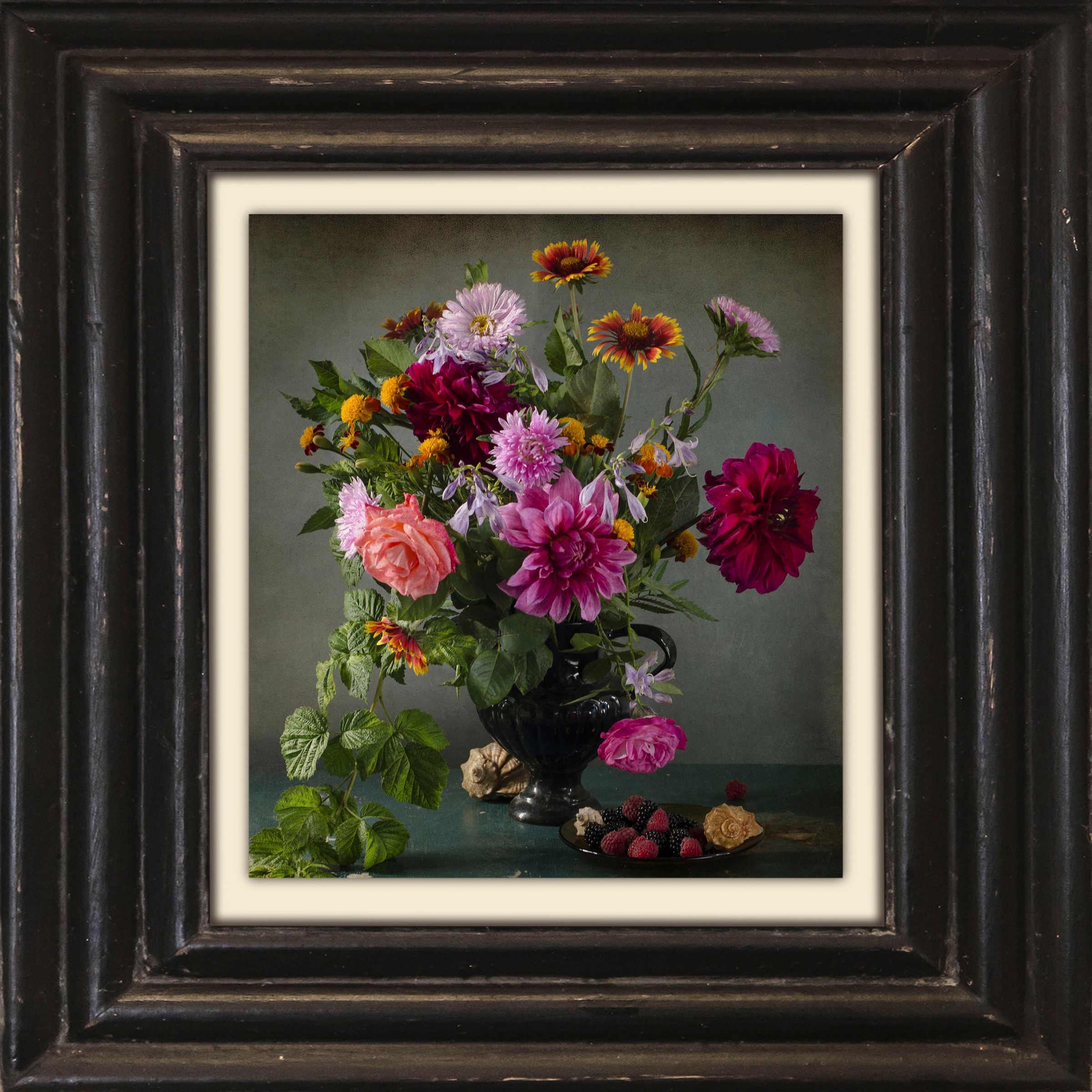 queence Leinwandbild »Blumen«, Kunst-Blumen-Blumenbilder-Vasen & Töpfe-Stil günstig online kaufen