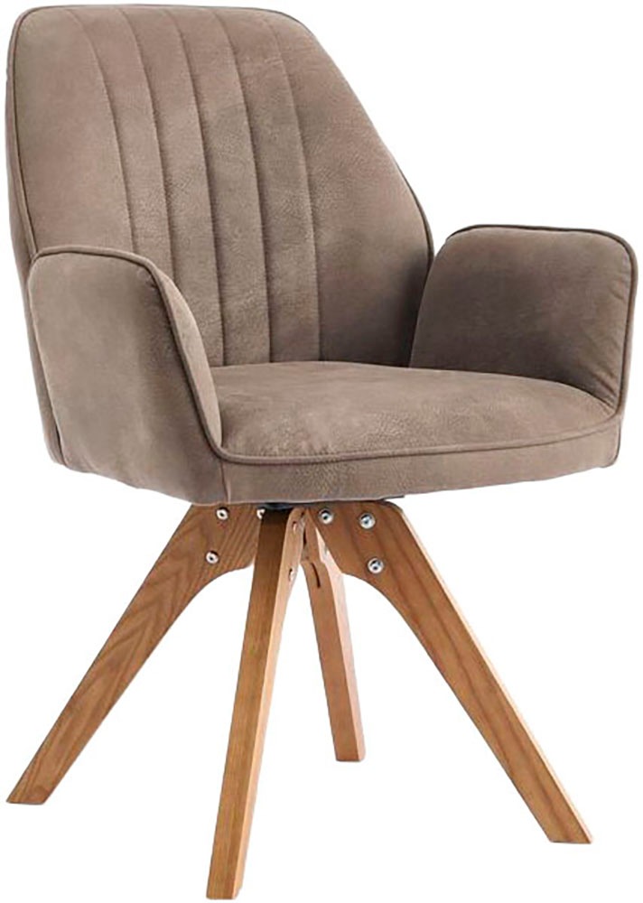 Home affaire Stuhl »Pollenca«, (Set), 2 St., Microfaser, tolle Optik