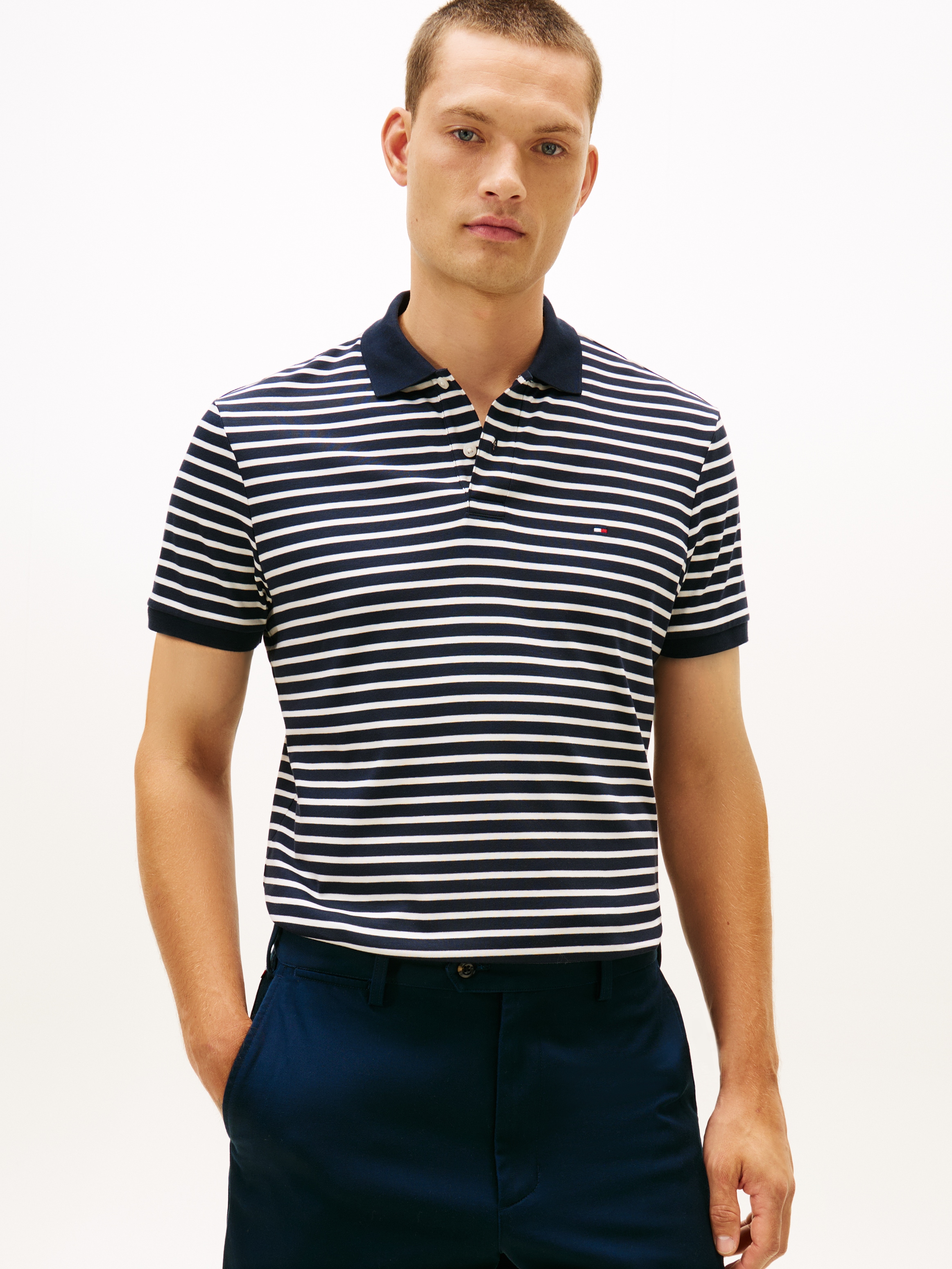 Tommy Hilfiger Poloshirt »LIQUID COTTON REGULAR SEASONAL« mit Logostickerei
