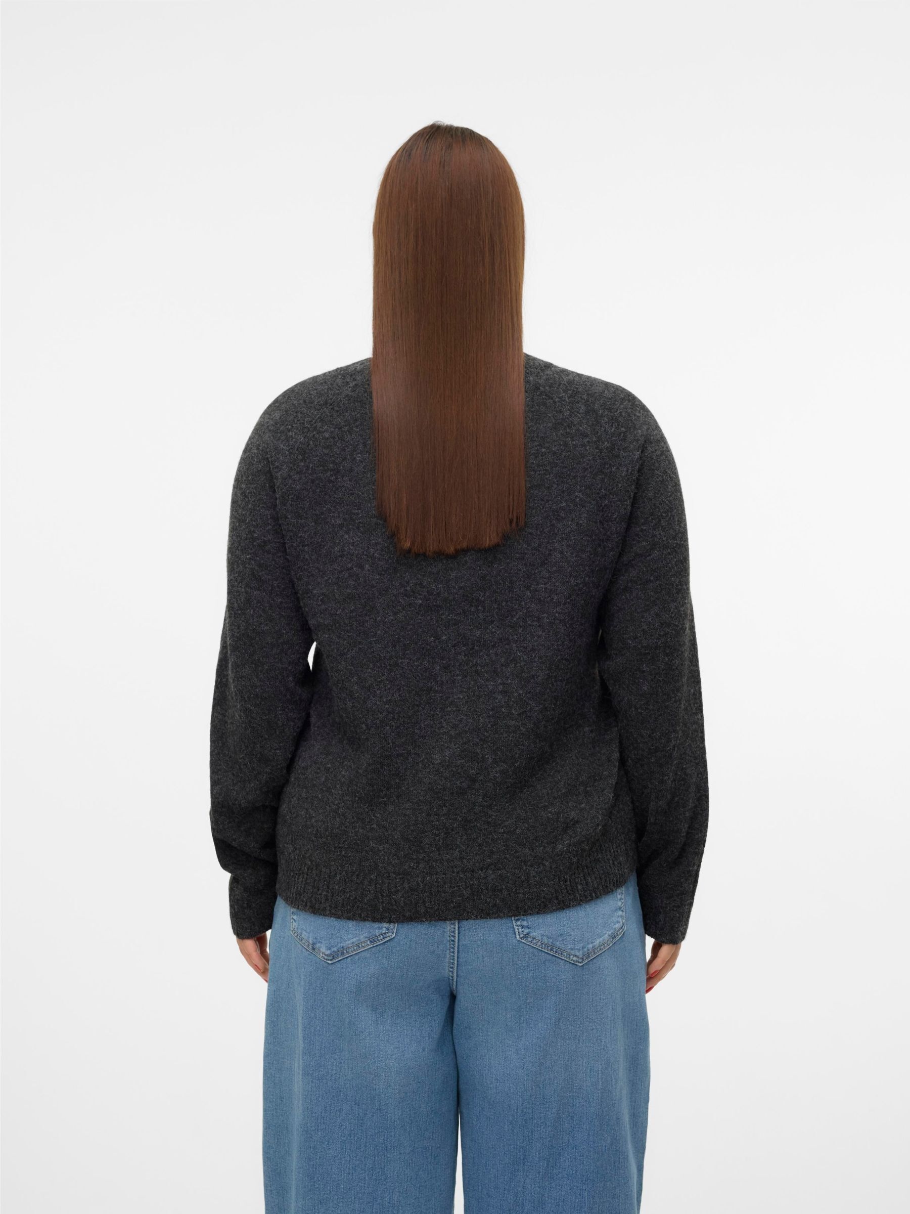 Vero Moda Curve Rundhalspullover »VMCDOFFY LS O-NECK BLOUSE GA NOOS CUR«