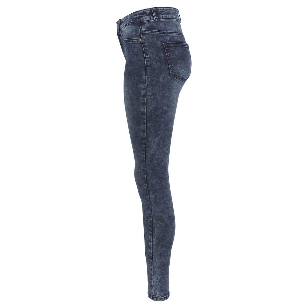 Arizona Skinny-fit-Jeans »Ultra Stretch moon washed«, Moonwashed Jeans