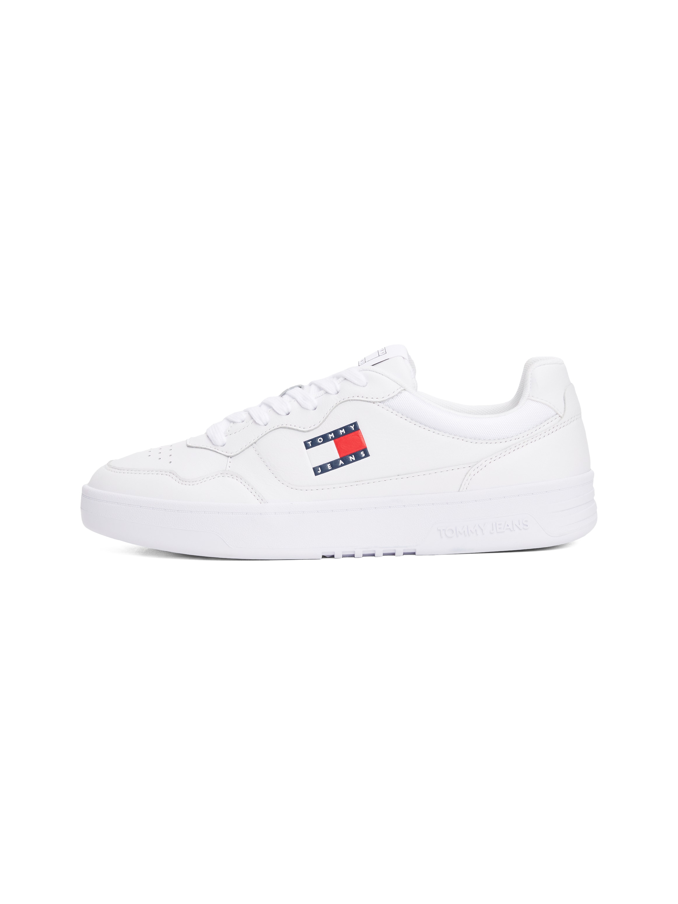 Tommy Jeans Sneaker »(NEW) TJM CUPSOLE LEATHER ESS«  , Freizeitschuh, Halbschuh, Schnürschuh im Basket-Look