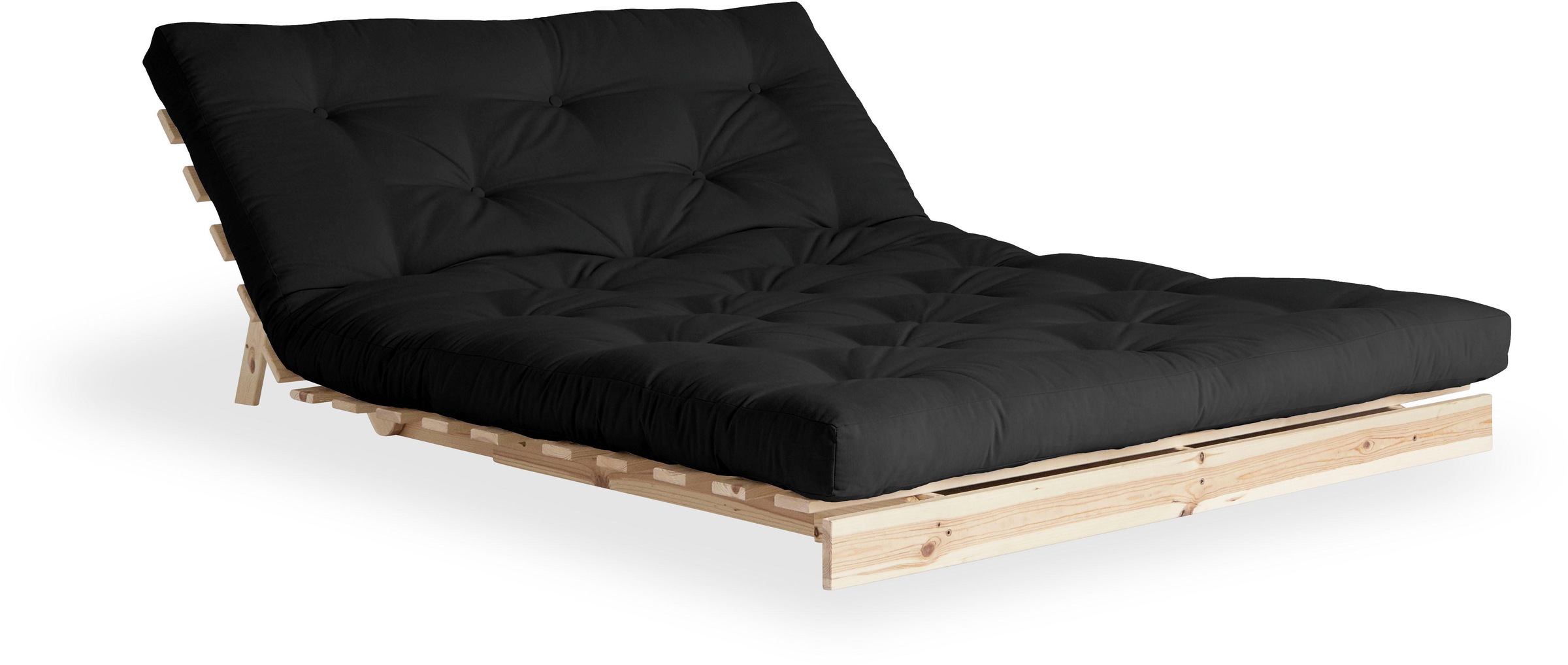 Karup Design Daybett »Roots Schlafsofa, Gästebett, Sofa inkl. Futonmatratze«, Liegefläche 90/140/160 x200 cm, FSC® zertifizierte Kiefer