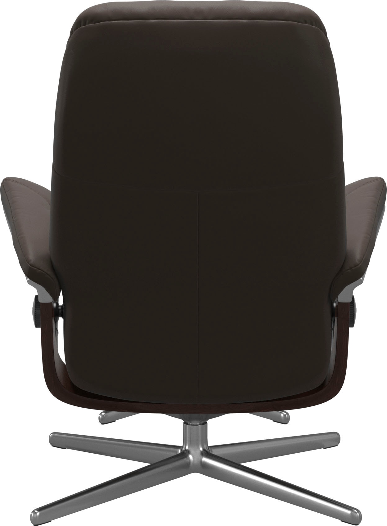 Stressless® Fußhocker »Consul«, mit Cross Base, Größe S, M & L, Holzakzent Braun