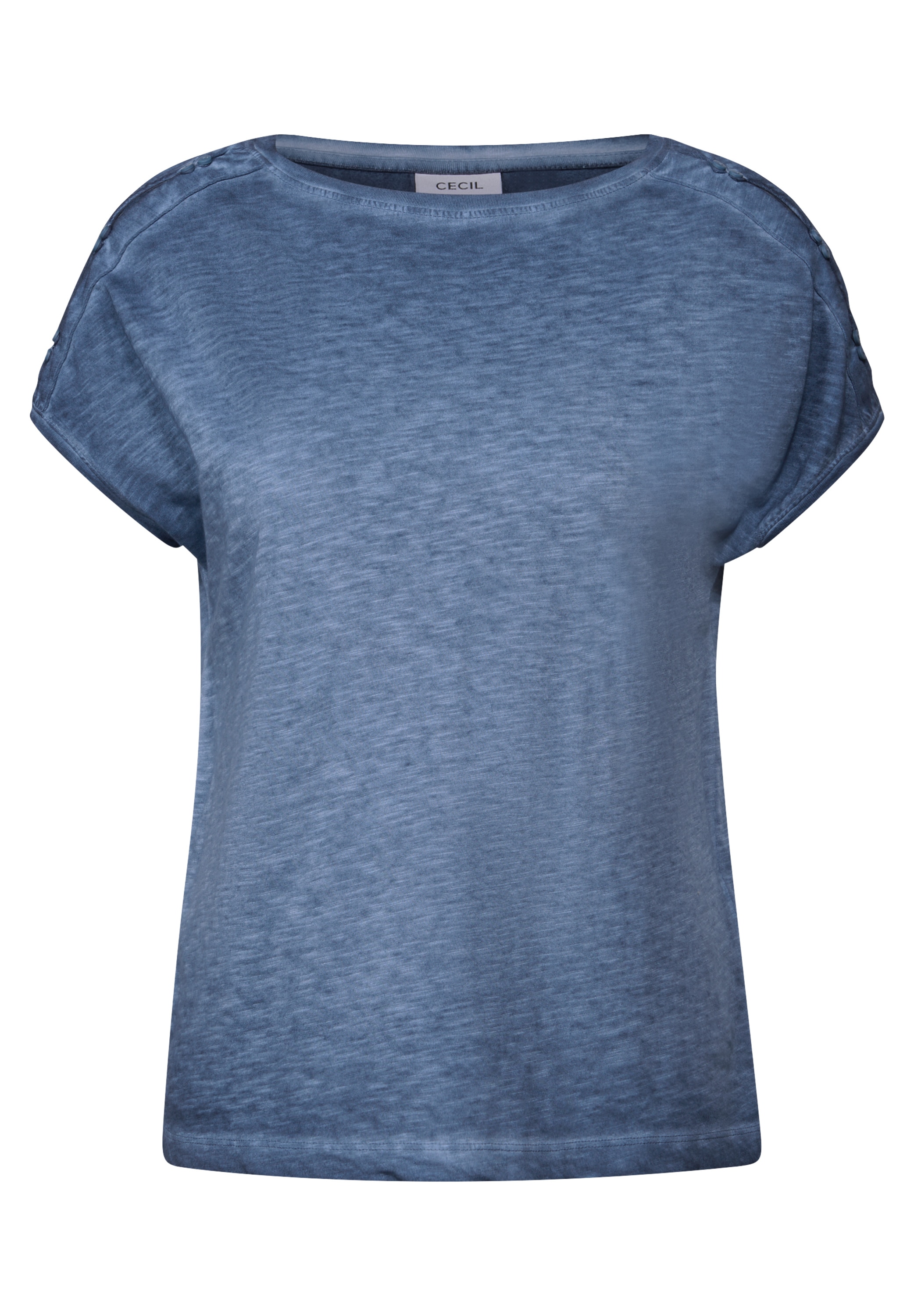 Cecil T-Shirt, mit Knopfdetail