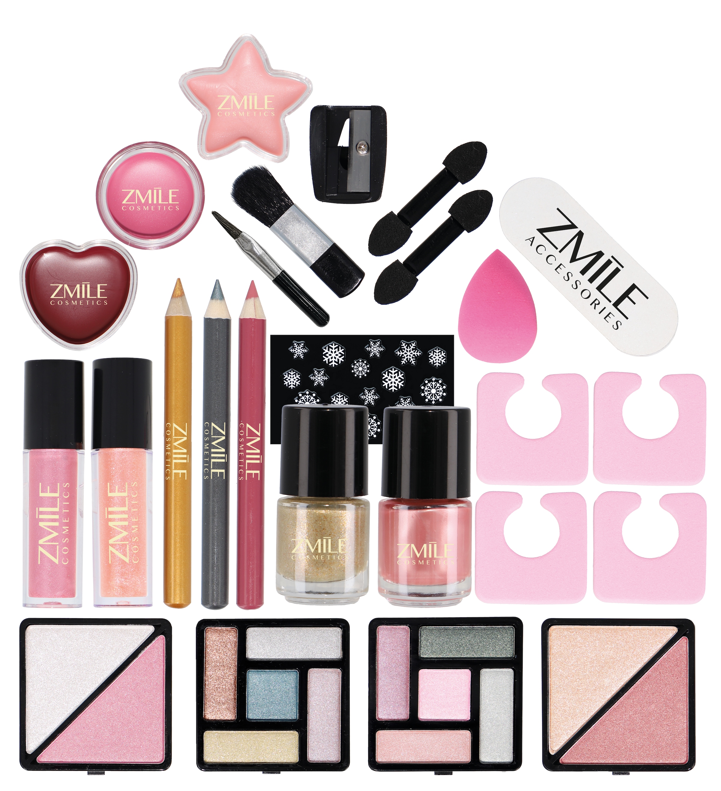ZMILE COSMETICS Kosmetik-Adventskalender »ZMILE COSMETICS Adventskalender Square Jingle and Glow vegane Kosmetik« ab 12 Jahren vegan