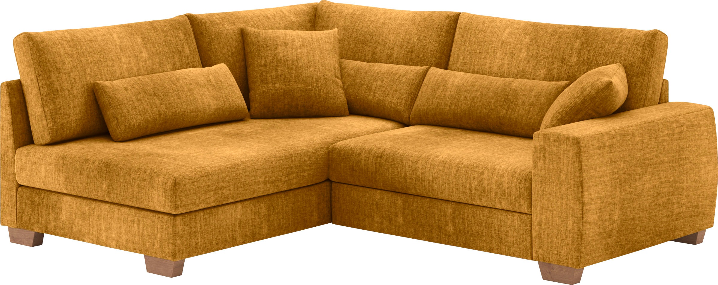 Mr. Couch Ecksofa »Helena L-Form«, Mit Federkern, wahlweise mit Bettfunktio günstig online kaufen