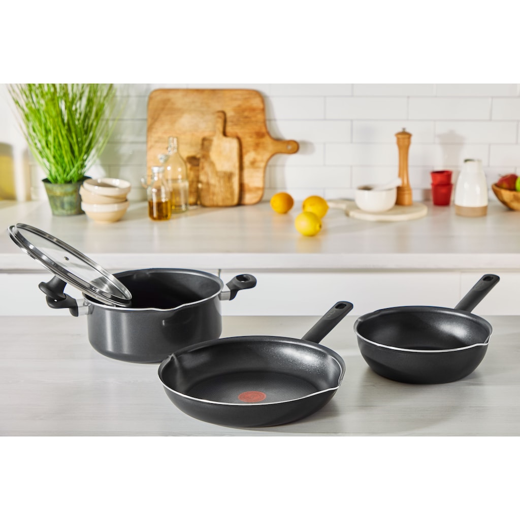 Tefal Pfannen-Set »Day By Day On«, Aluminium, (Set, 3 tlg.)