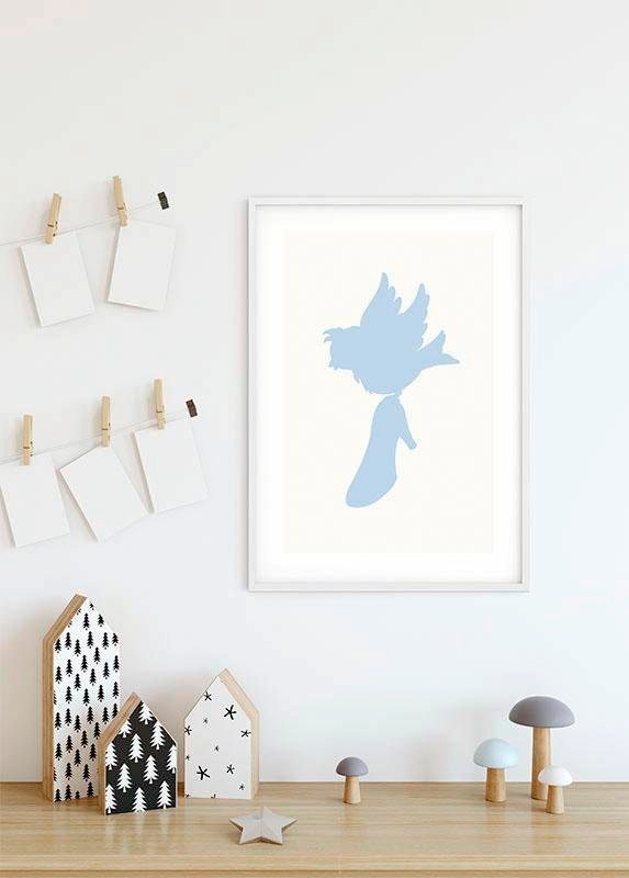 Komar Bild »Cinderella Bird« Disney 1 Stk. tlg. Wandbild zur Dekoration im Kinderzimmer - ohne Rahmen