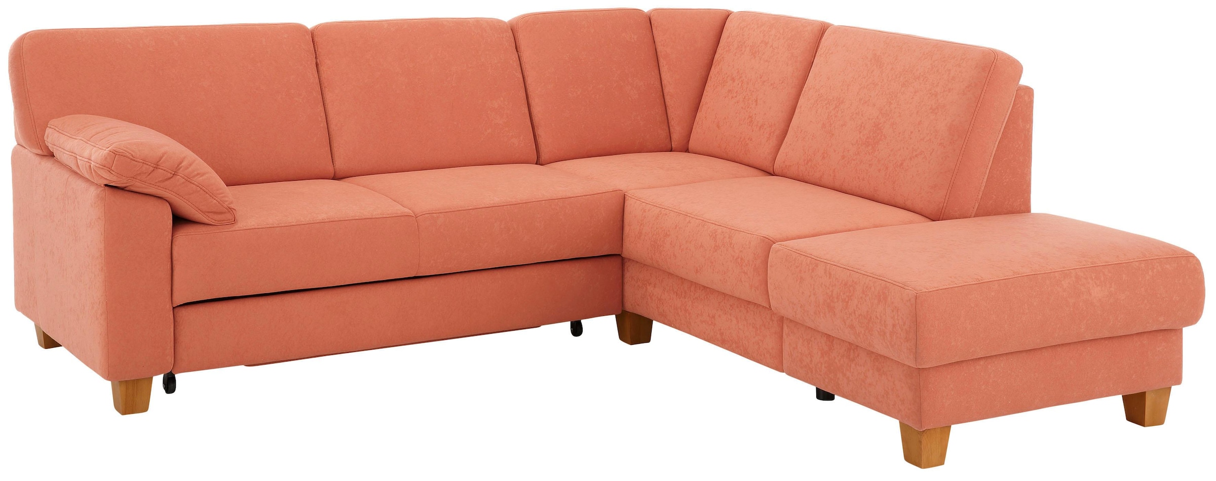 Home affaire Ecksofa »Belfort L-Form«, mit Federkern, wahlweise mit Bettfunktion und Stauraum