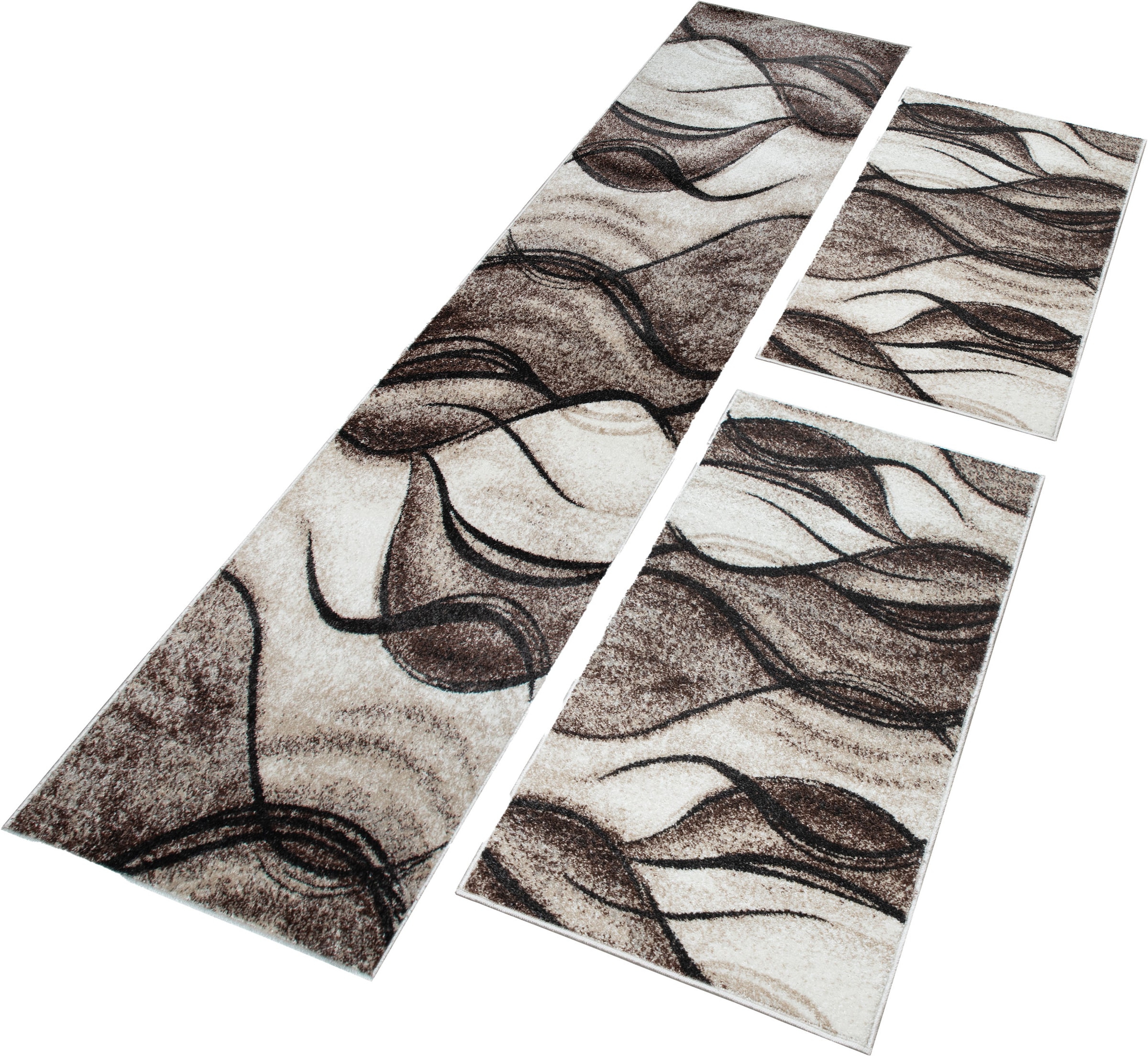 my home Bettumrandung »Tritom«, (3 tlg.), mit besonders weichem Flor, Kurzf günstig online kaufen