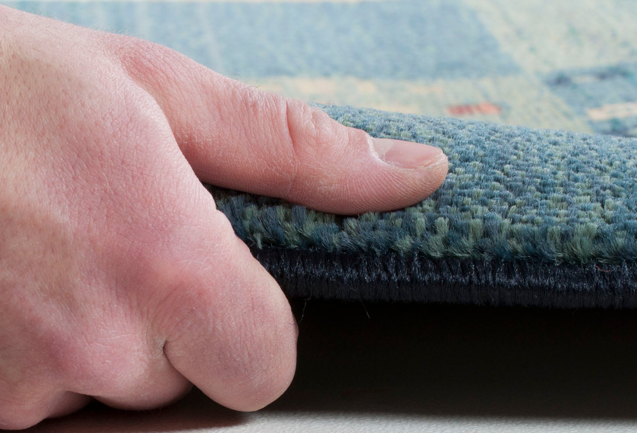 THEKO Teppich »Gabiro 2274«, rechteckig, 10 mm Höhe, Kurzflor, Patchwork Design, Wohnzimmer