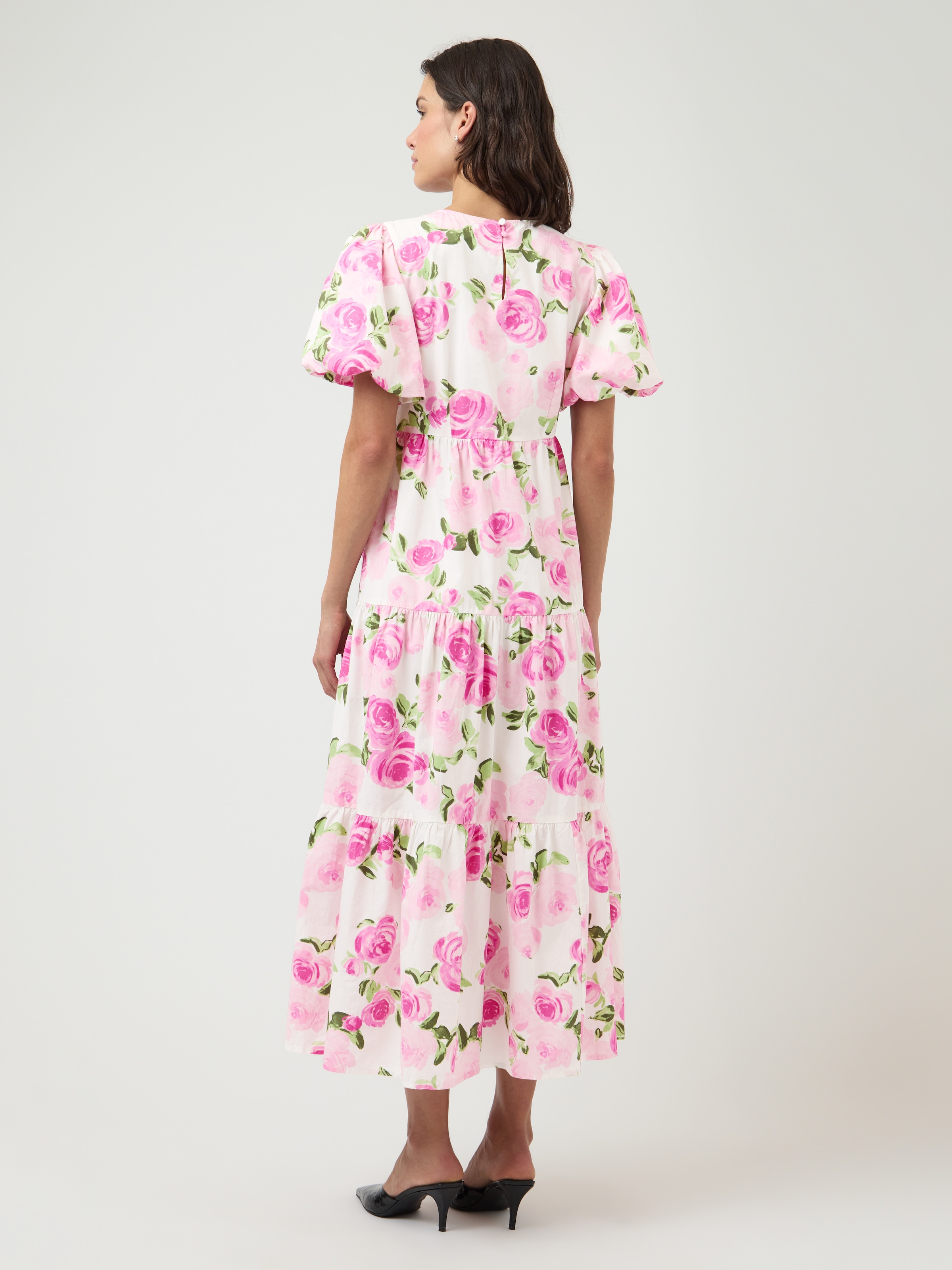 Y.A.S Midikleid »YASCOLEA SS ANKLE DRESS S. NOOS« Sommerkleid, Baumwolle, knöchellang