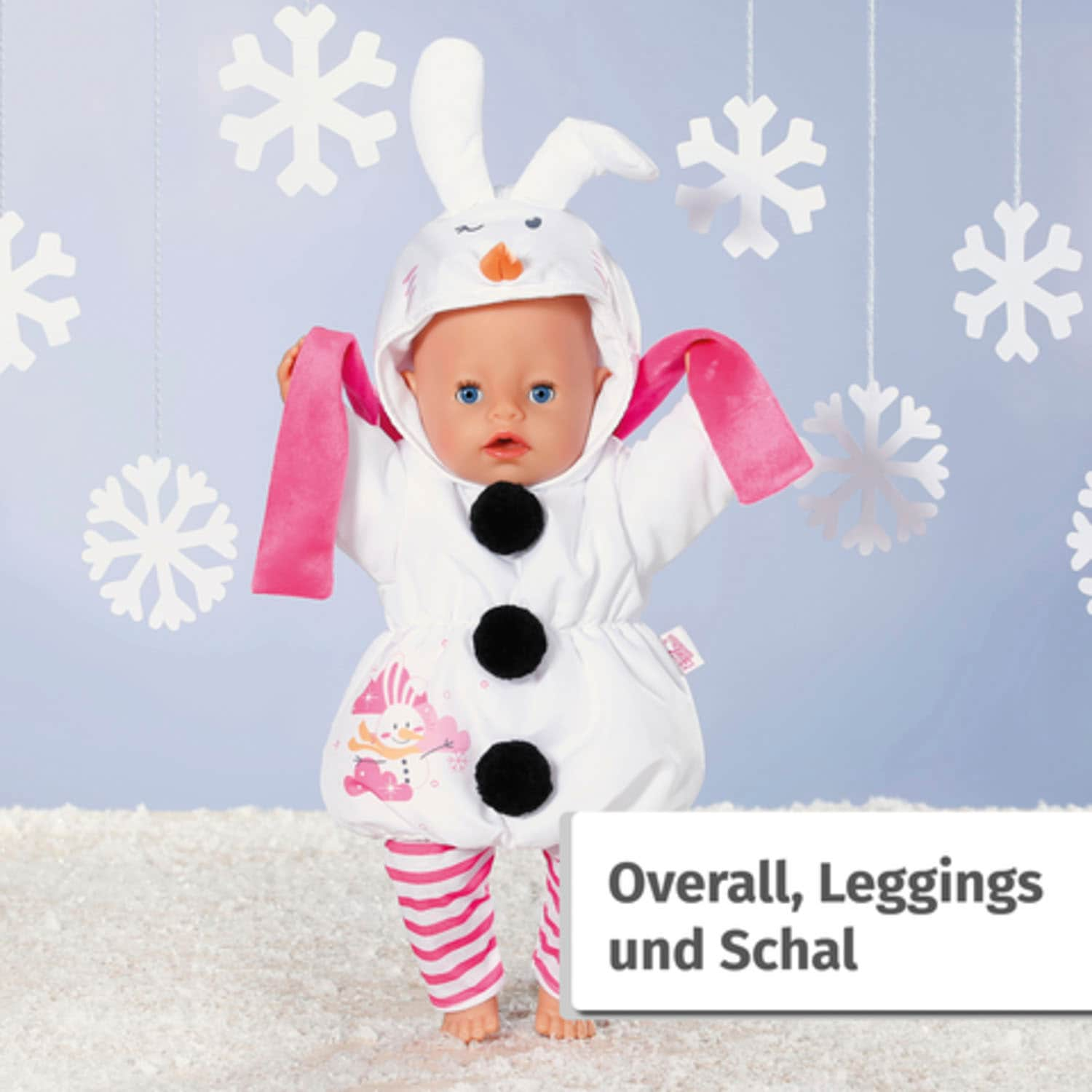 Zapf Creation® Puppenkleidung »Dolly Moda, Kostüm Schneemann 43 cm«