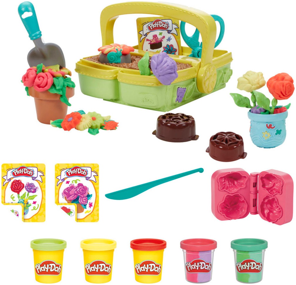 Hasbro Knetform-Set »Play-Doh, Bunter Blumenspaß«