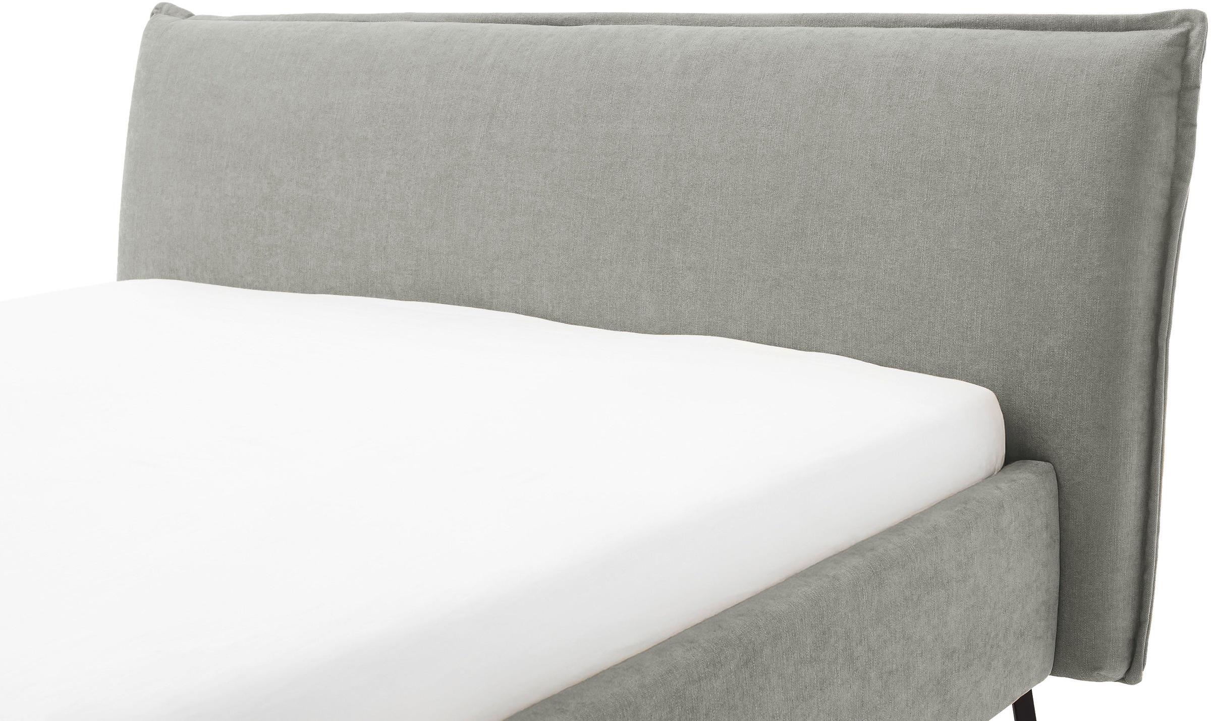 Home affaire Polsterbett »Aurela, liebevoll verarbeitete Biese & wahweise Überlänge« inkl. 7-fache Einlegetiefenverstellung & saugroboterfreundliche Höhe