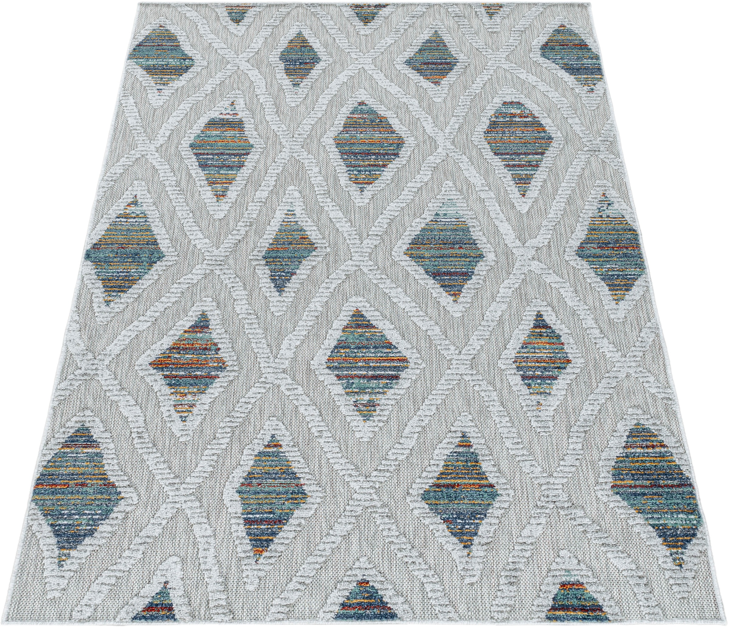 Ayyildiz Teppiche Teppich »BAHAMA 5157«, rechteckig, 8 mm Höhe, Läufer, Fla günstig online kaufen