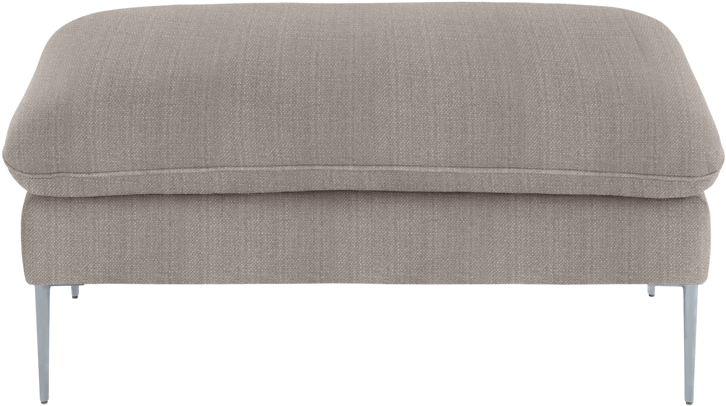 W.SCHILLIG Hocker »enjoy&MORE«, Füße silber matt, Breite 106 cm