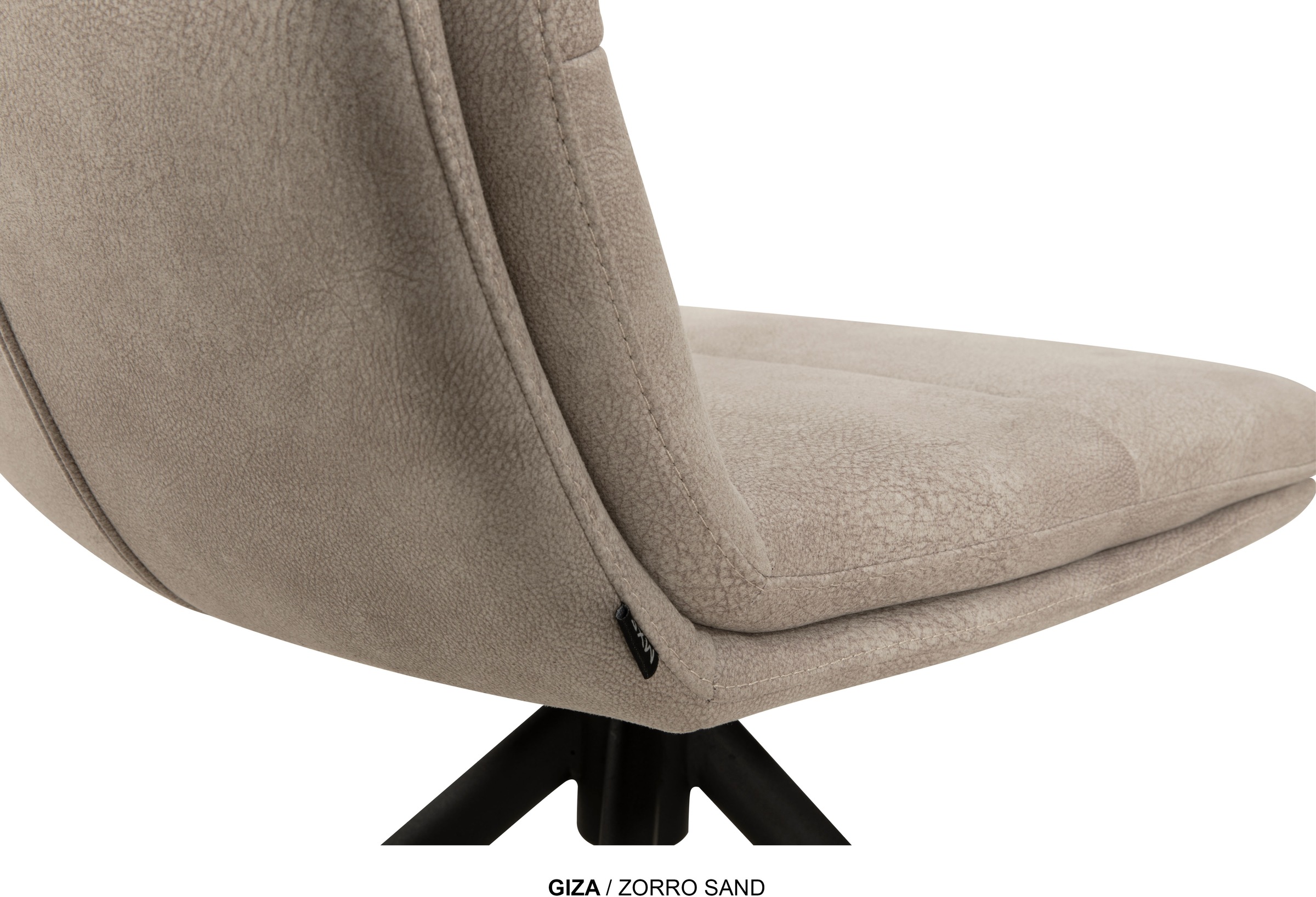 OMG Design Esszimmerstuhl »Giza« (Set) 2 Stk.Drehstuhl mit auto-return, pflegeleichter Bezug