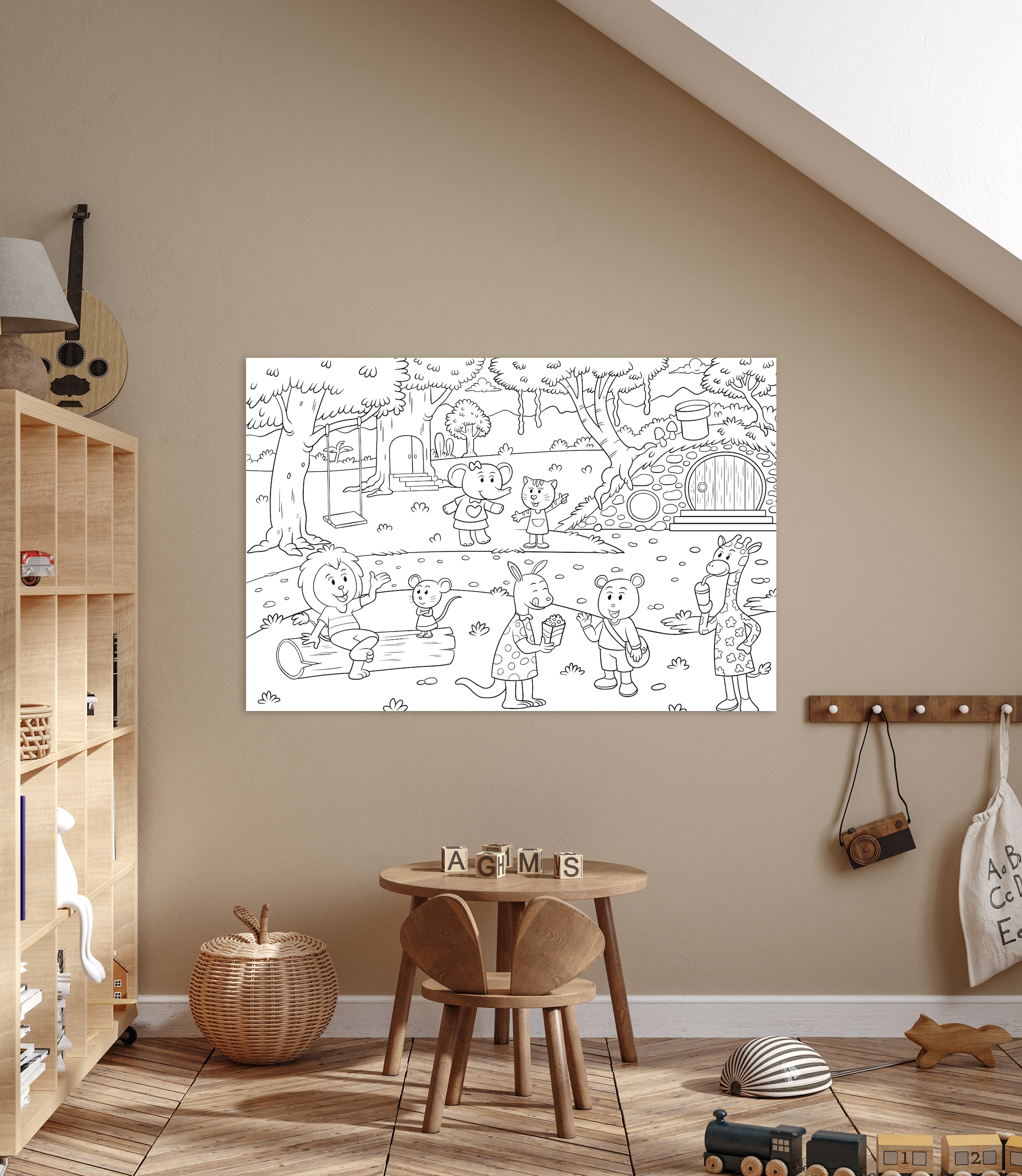 queence Bild »Wildtiere« 1 Stk. tlg. DIY Wandbild aus Dibond günstig online kaufen