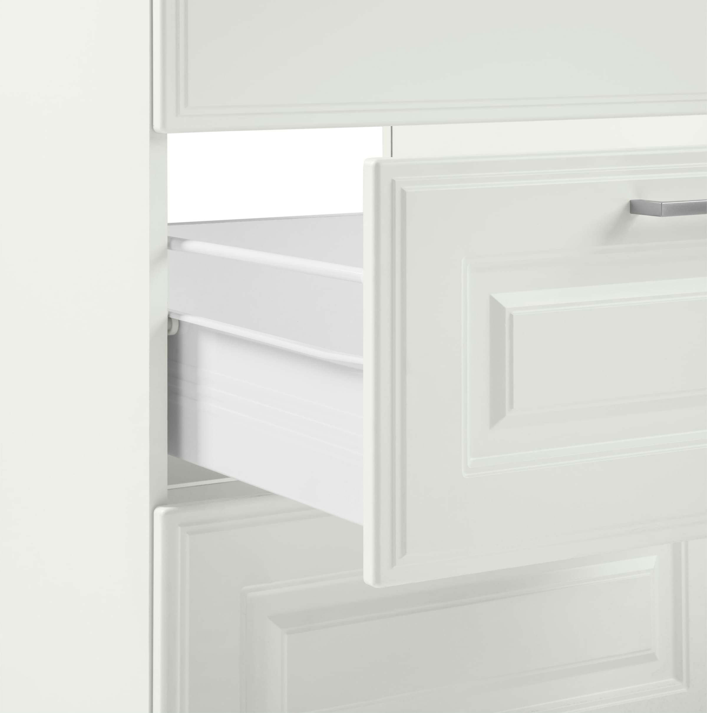 HELD MÖBEL Küchenzeile »Stockholm«, Breite 340 cm, mit hochwertigen MDF Fronten im Landhaus-Stil