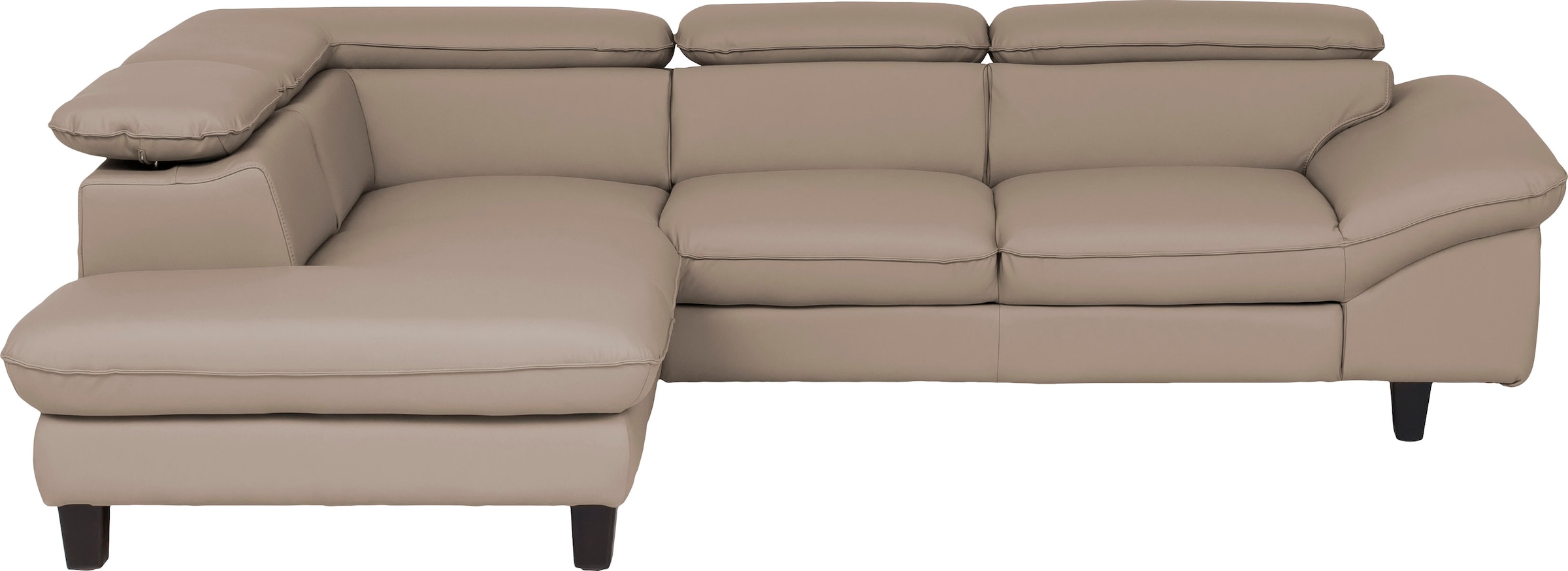 Home affaire Ecksofa »Pilot L-Form« mit Kopfteilverstellung, wahlweise mit Bettfunktion & Bettkasten