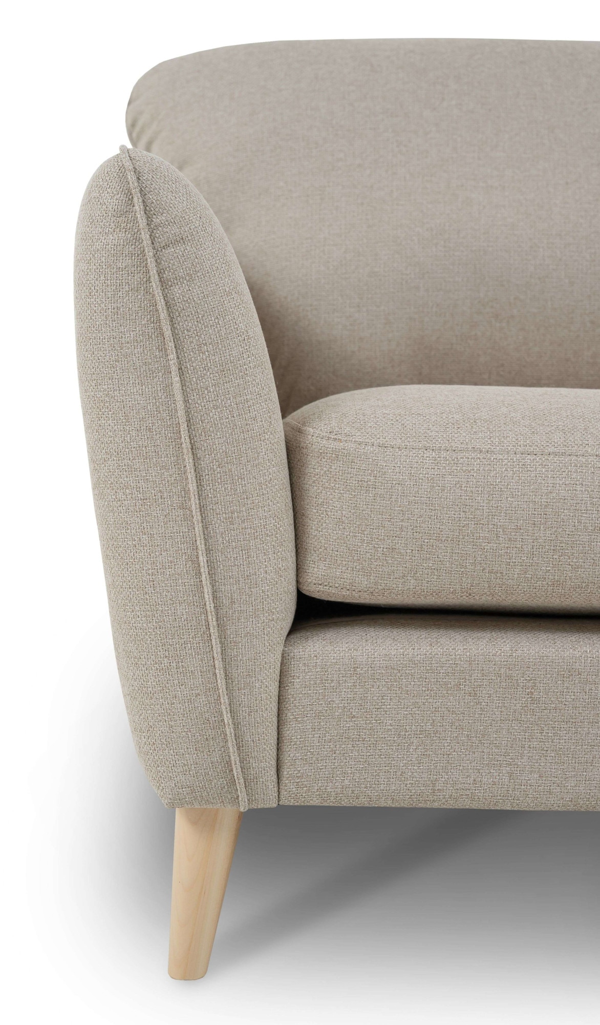 Home affaire Ecksofa »MARSEILLE 278/202 cm, L-Form, Ottom. rechts/links«, Massivholzbeine aus Eiche, in verschieden Bezügen und Farbvarianten