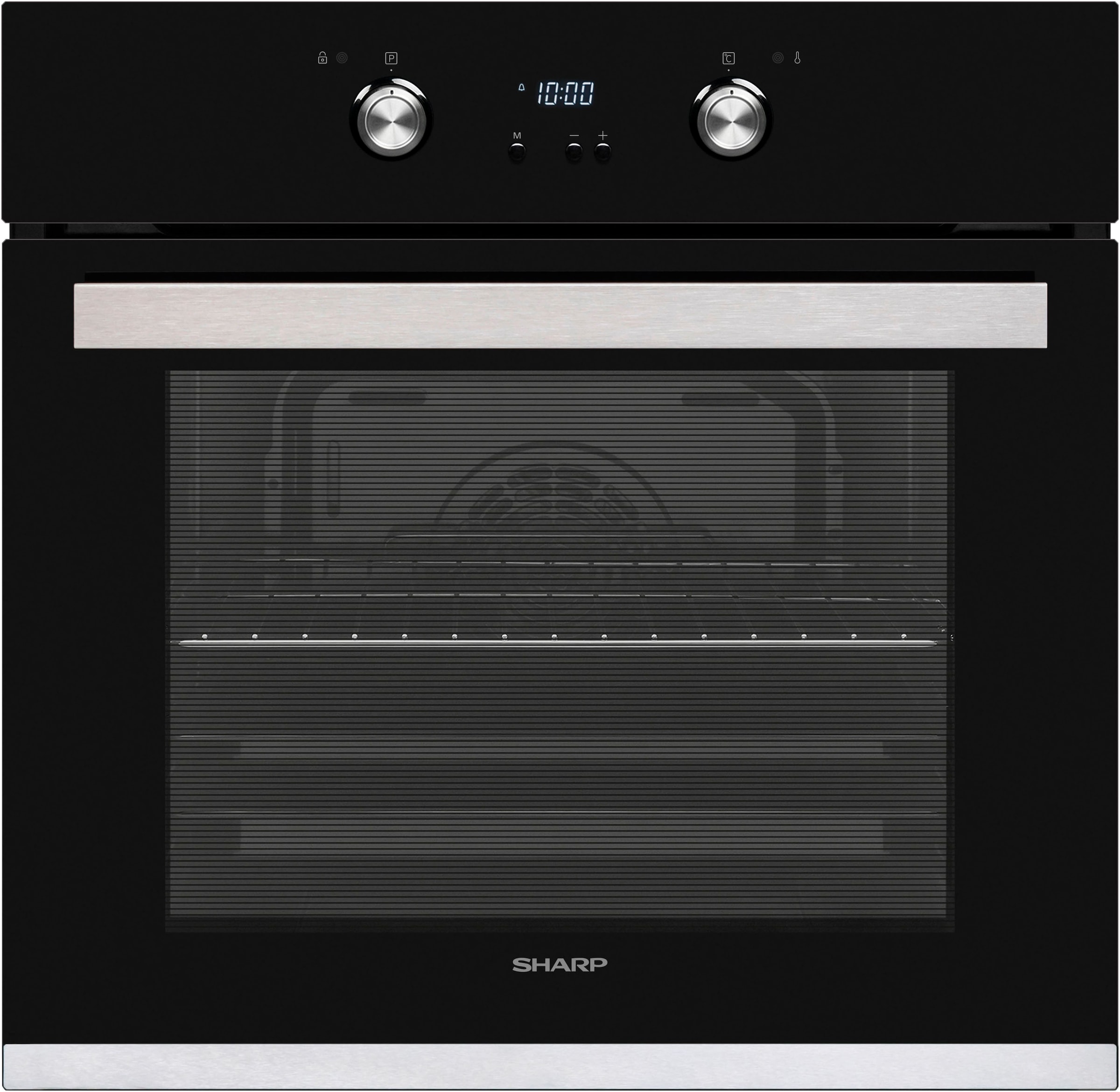Sharp Backofen-Set »Pyro_Extraset_Graphit_Induktion«, Pyrolyse-Selbstreinigung