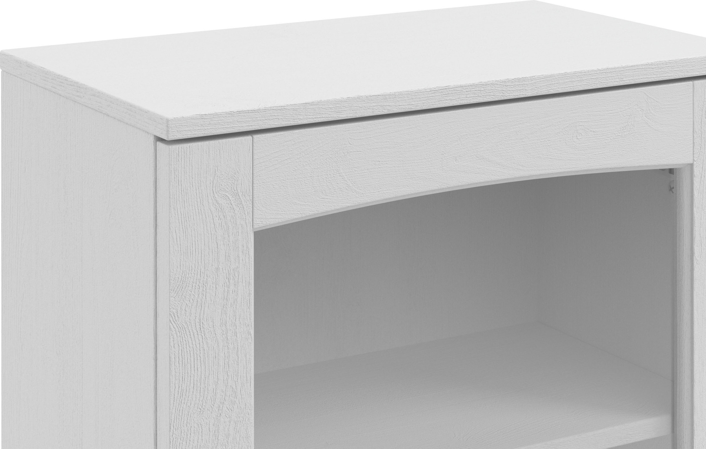 KOCHSTATION Hängeschrank »KS-Osby«, (1 St.), Kiefer massiv, Breite 50 cm, Tür mit Glaseinsatz