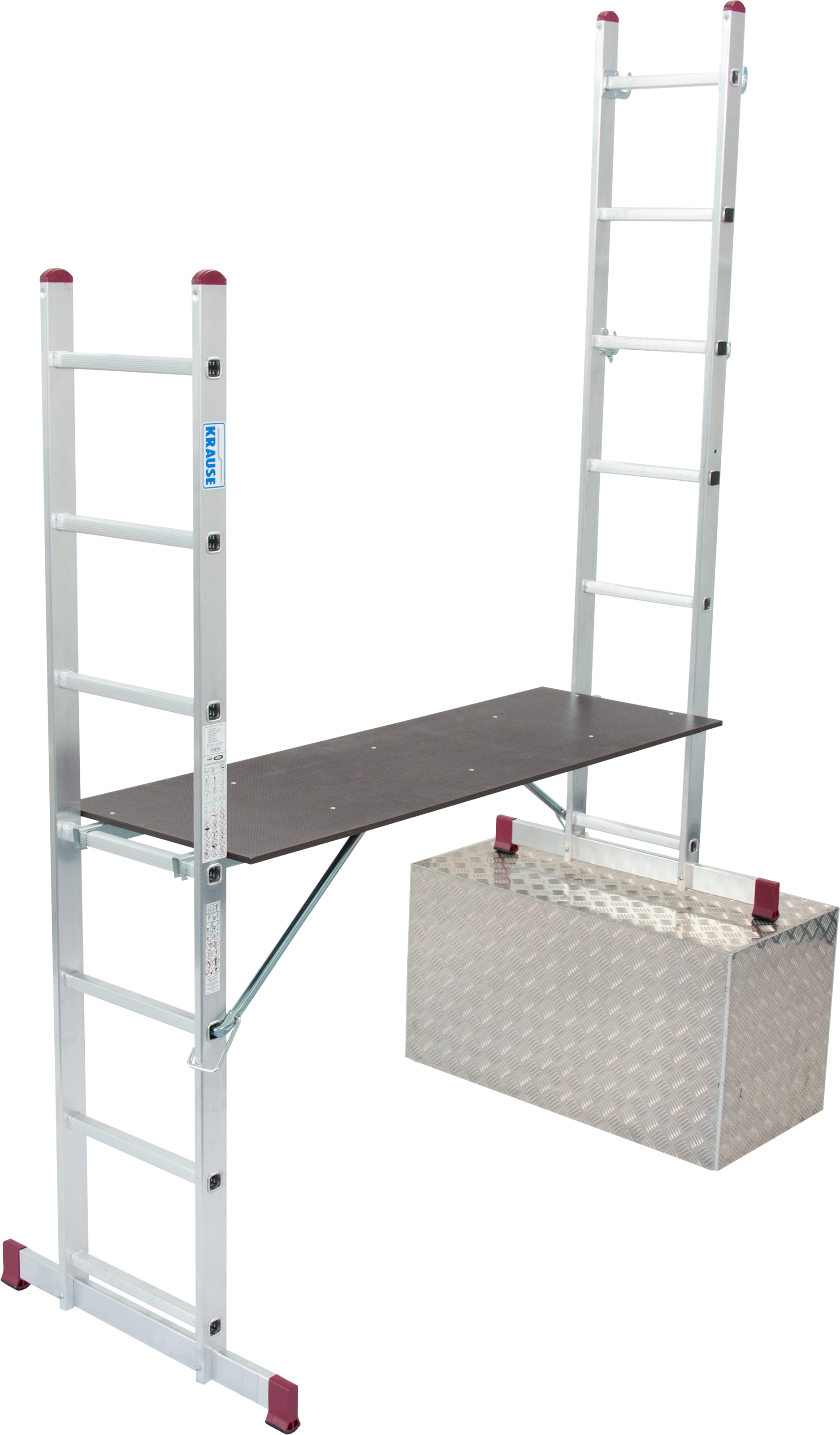 KRAUSE Schiebeleiter »Corda«, 2x7 Sprossen