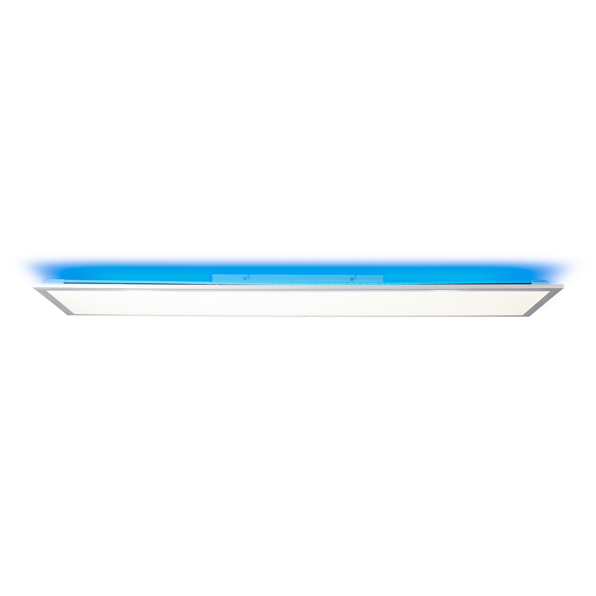 Panel bestellen dimmbar, Brilliant silber/weiß RGB-Backlight, 0lm, flammig-flammig, 120x30 cm, Fernbed., online LED CCT, 380 »Alissa«, 1
