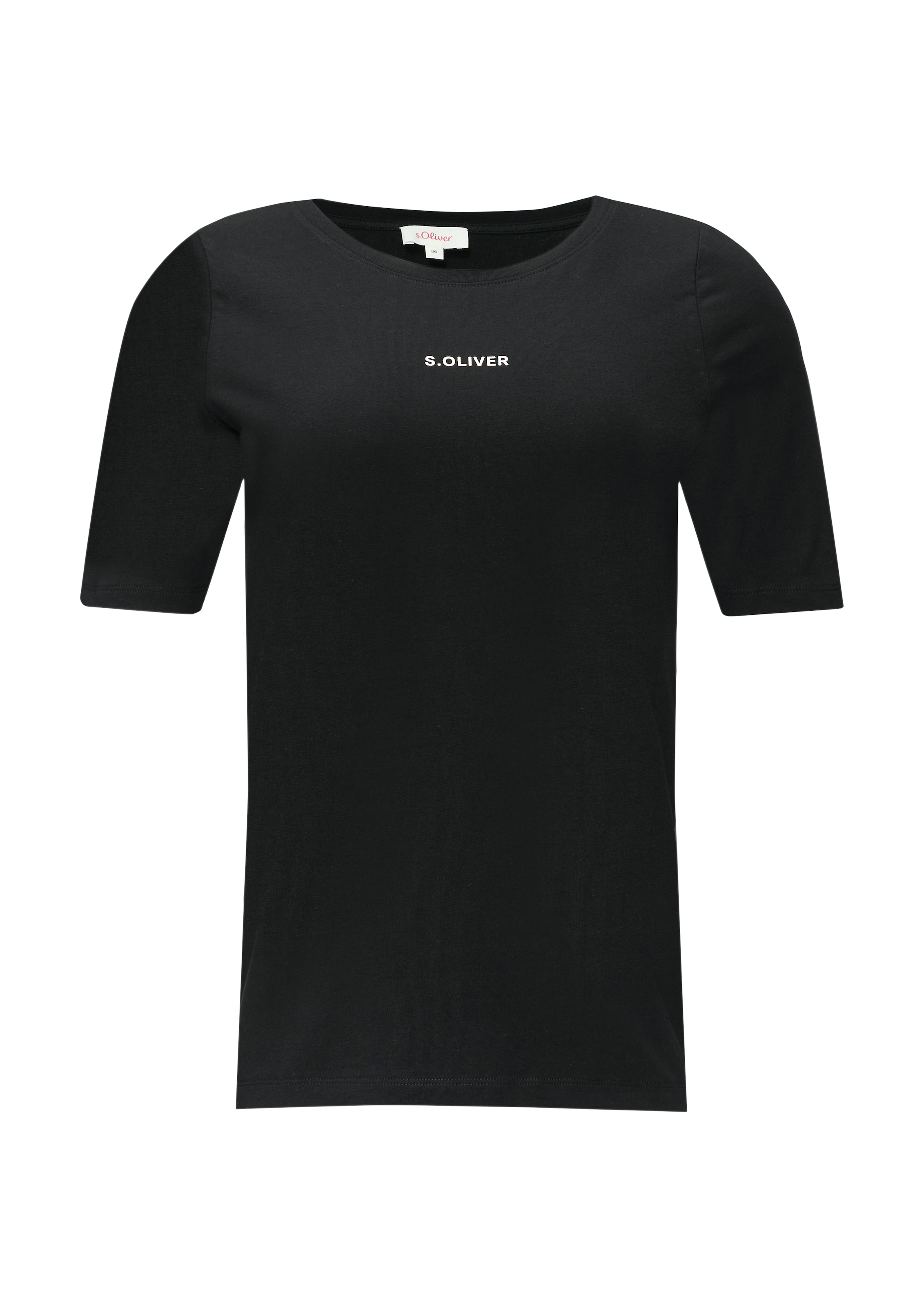 s.Oliver T-Shirt, mit Logoschriftzug