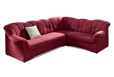 DOMO collection Ecksofa »Papenburg B/T/H: 242/190/84 cm L-Form«, wahlweise mit Bettfunktion, Langer Schenkel links oder rechts