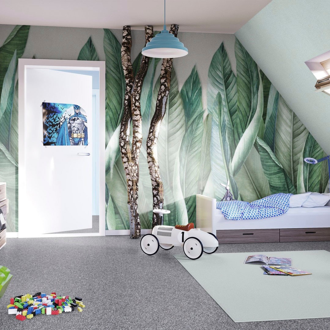 Bodenmeister Teppichboden »Baltic, Schlinge - meliert, Made in Belgium«, rechteckig, 5 mm Höhe, Wohnzimmer, Schlafzimmer, Kinderzimmer, Breite 400/500 cm