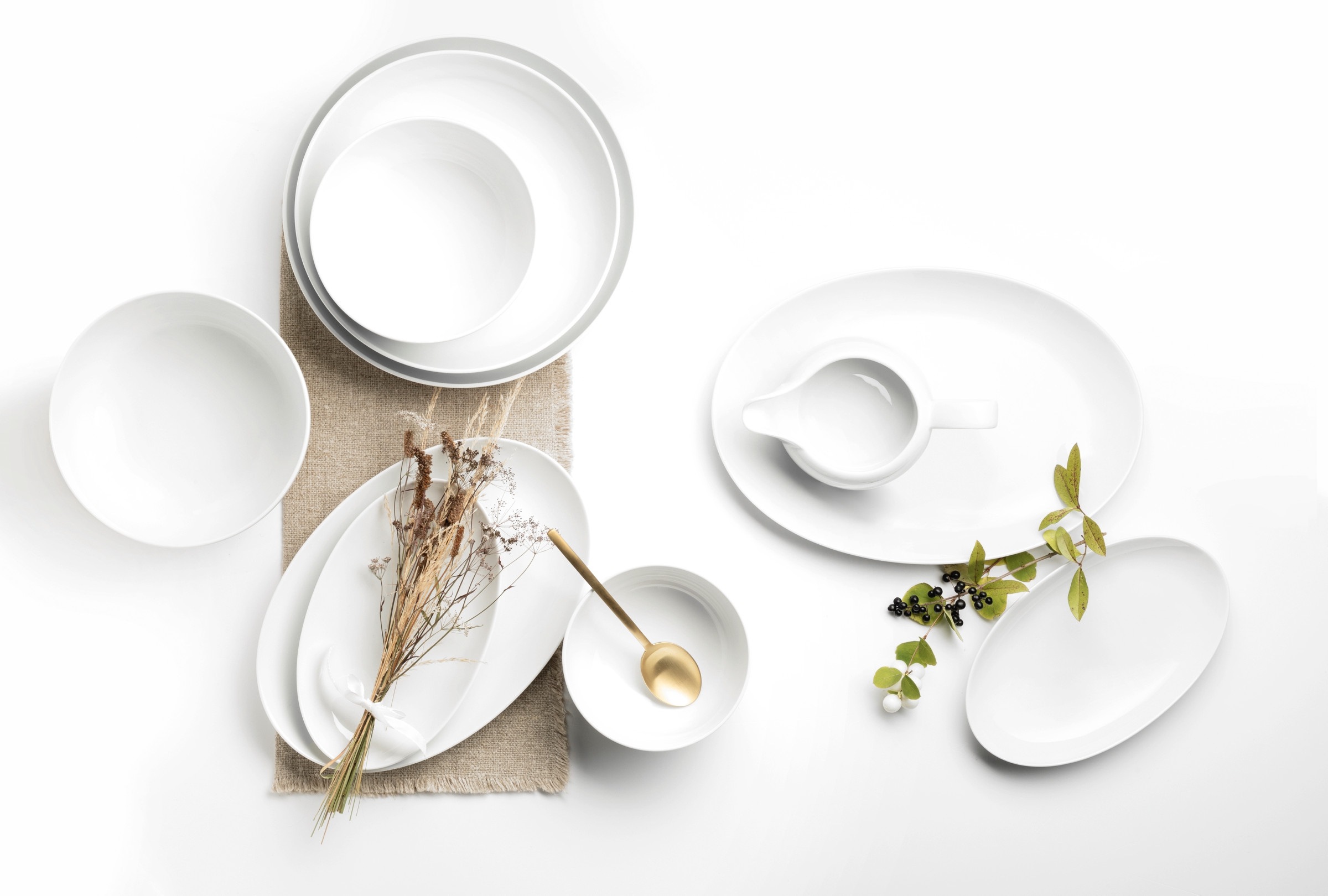 Seltmann Weiden Servierplatte »Liberty weiß« Platte oval