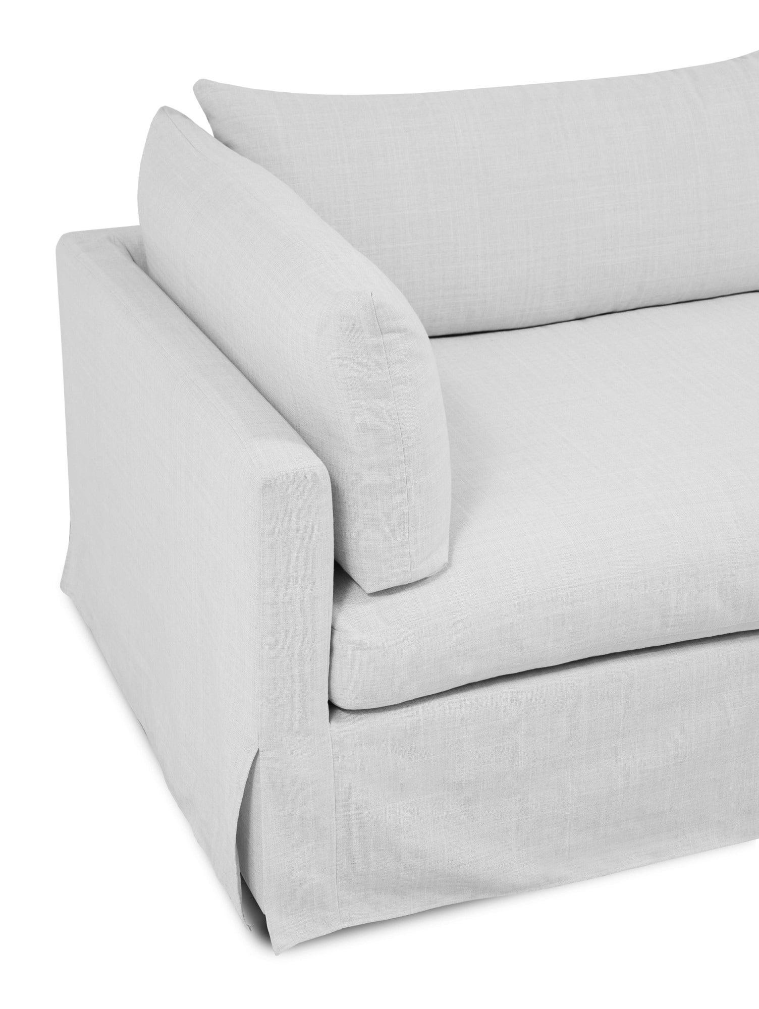 andas 3-Sitzer »Joucas, Hussensofa, Breite 244 cm«, (1 St.), extra tiefe Sitzfläche, mit Faserball-Füllung für mehr Sitzkomfort