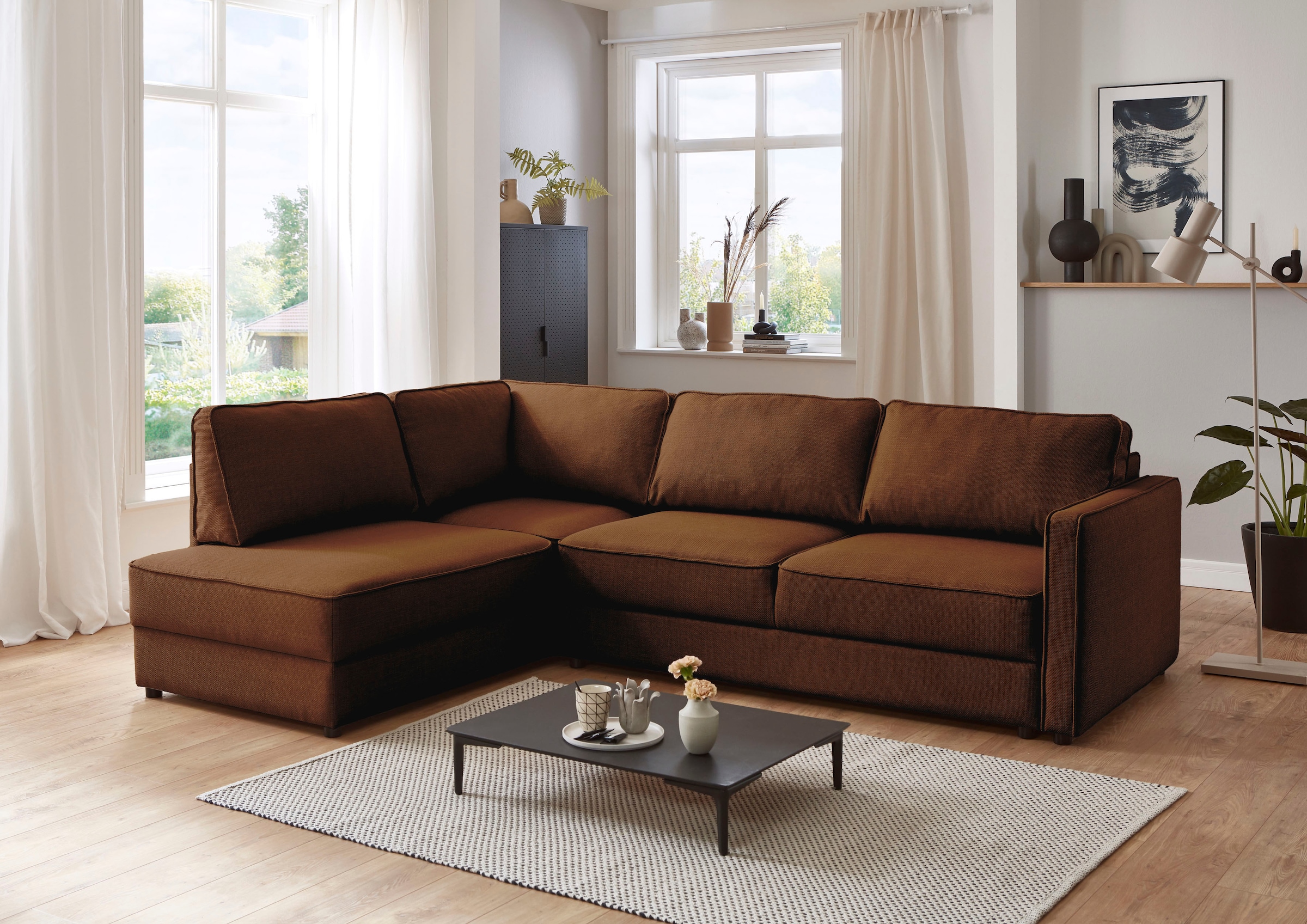 ATLANTIC home collection Schlafsofa »Chill«, Ecksofa mit Bettfunktion und B günstig online kaufen