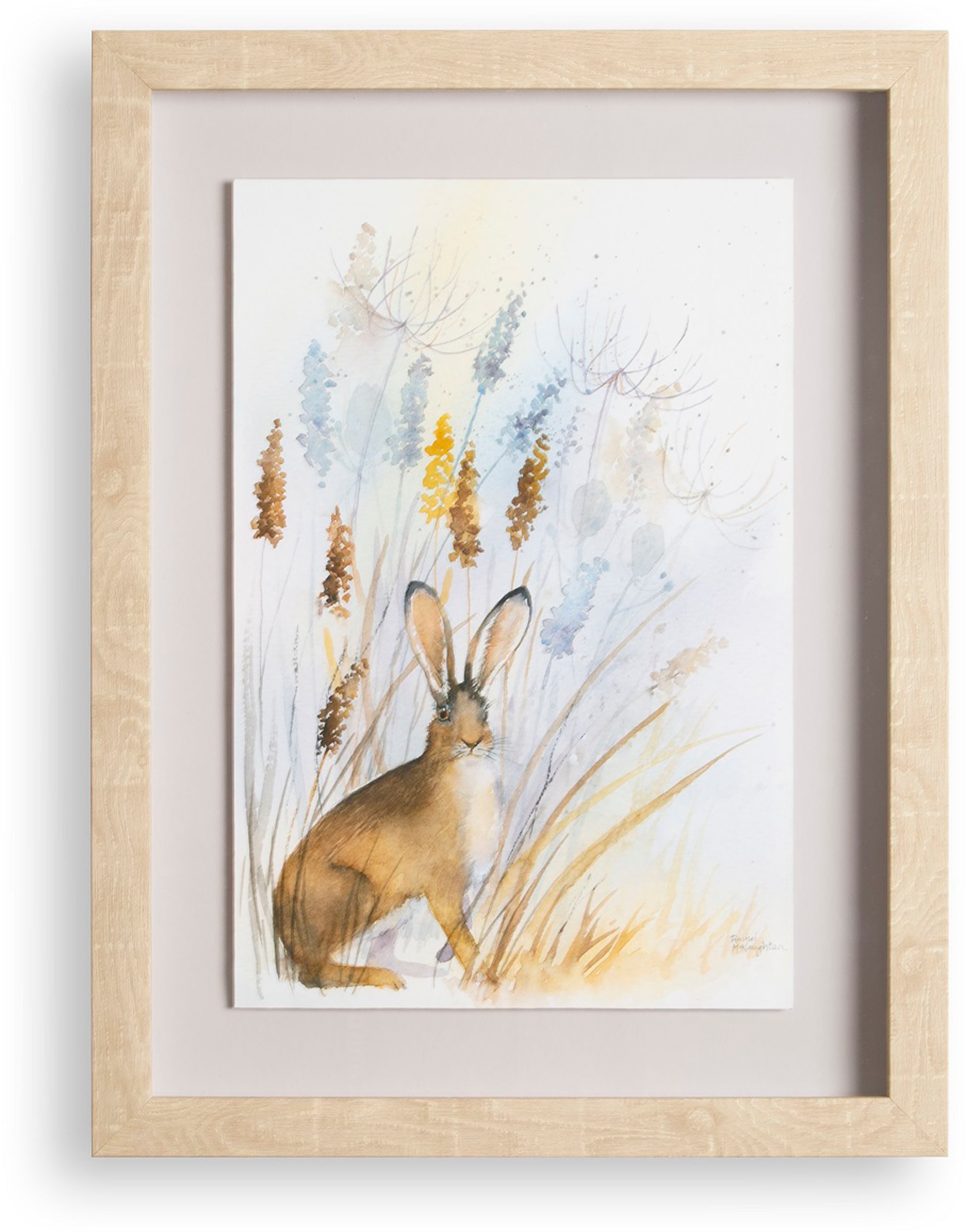 LAURA ASHLEY Bild mit Rahmen »Country Hare«, (1 St.), Bilder 40x30cm