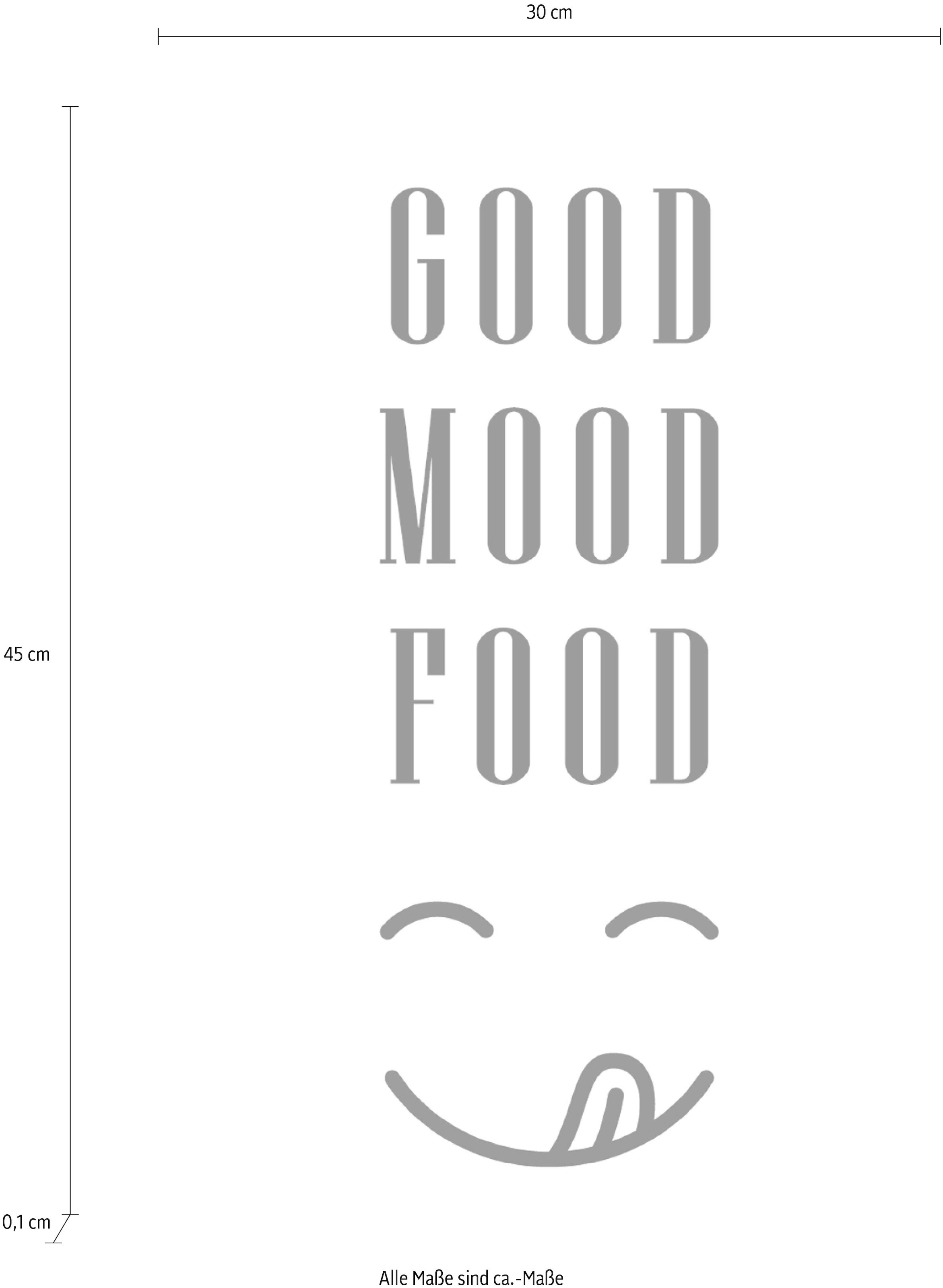Wanddekoobjekt »GOOD queence Stahlblech bestellen auf Schriftzug online MOOD FOOD«,