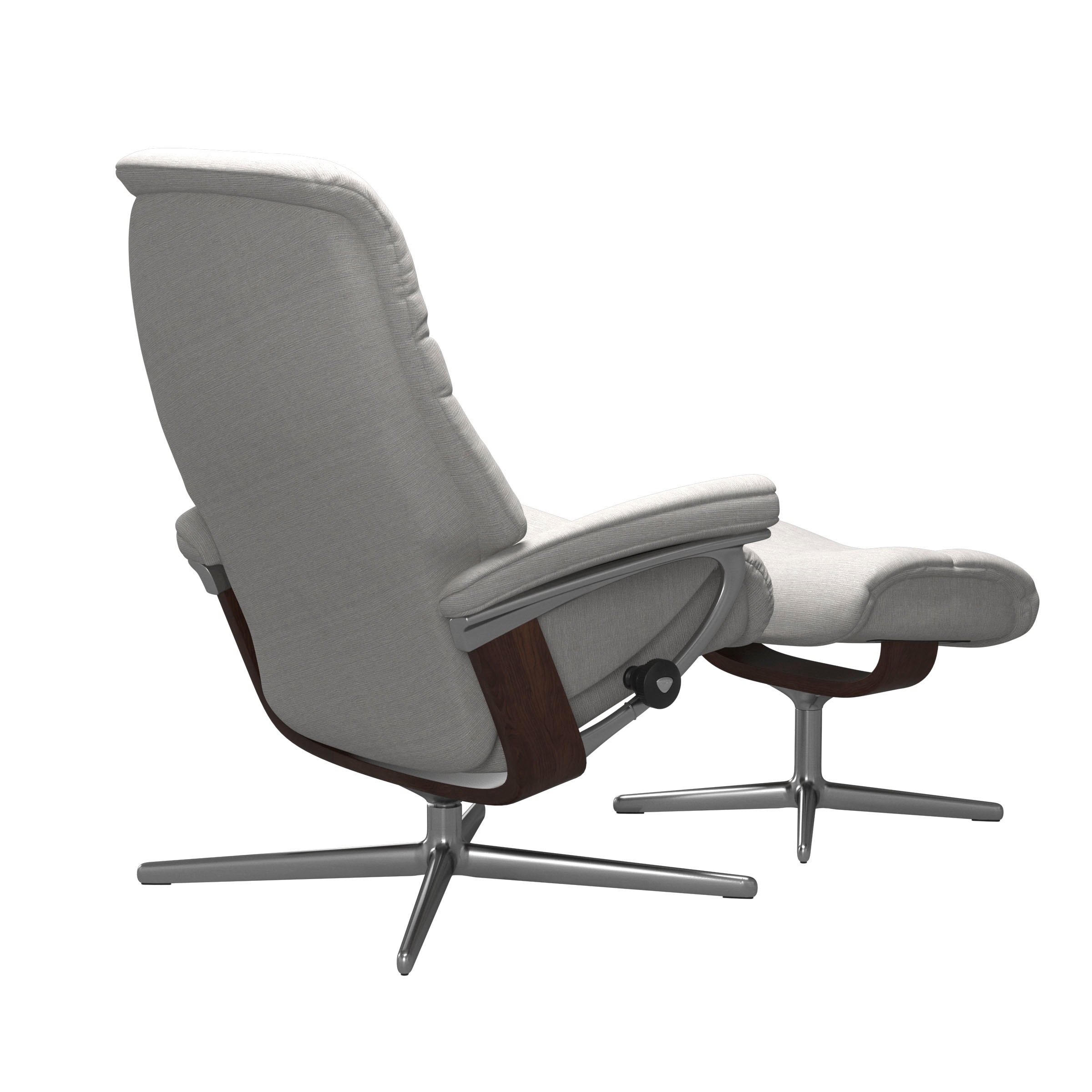 Stressless® Fußhocker »Sunrise«, mit Cross Base, Größe S, M & L, Holzakzent Braun