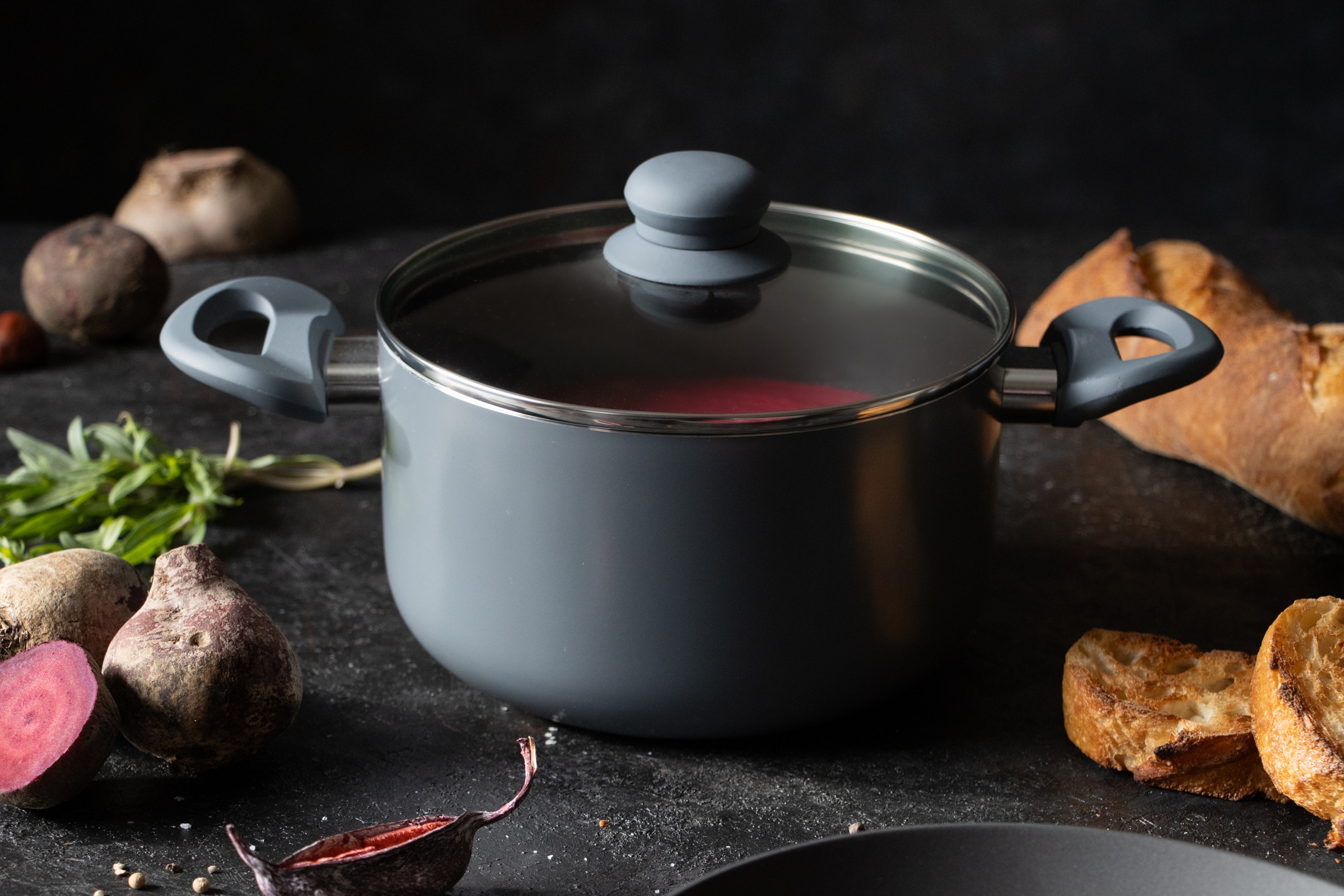 Elo Topf-Set »Rhino Topfset 4-teilig«, Aluminium, (Set, 7 tlg.), Hitzeisoli günstig online kaufen