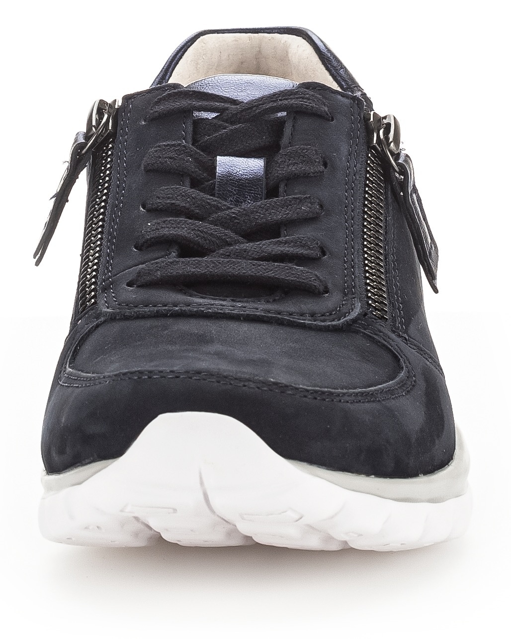 Gabor Rollingsoft Keilsneaker, Freizeitschuh, Halbschuh, Schnürschuh mit OPTIFIT-Wechselfußbett