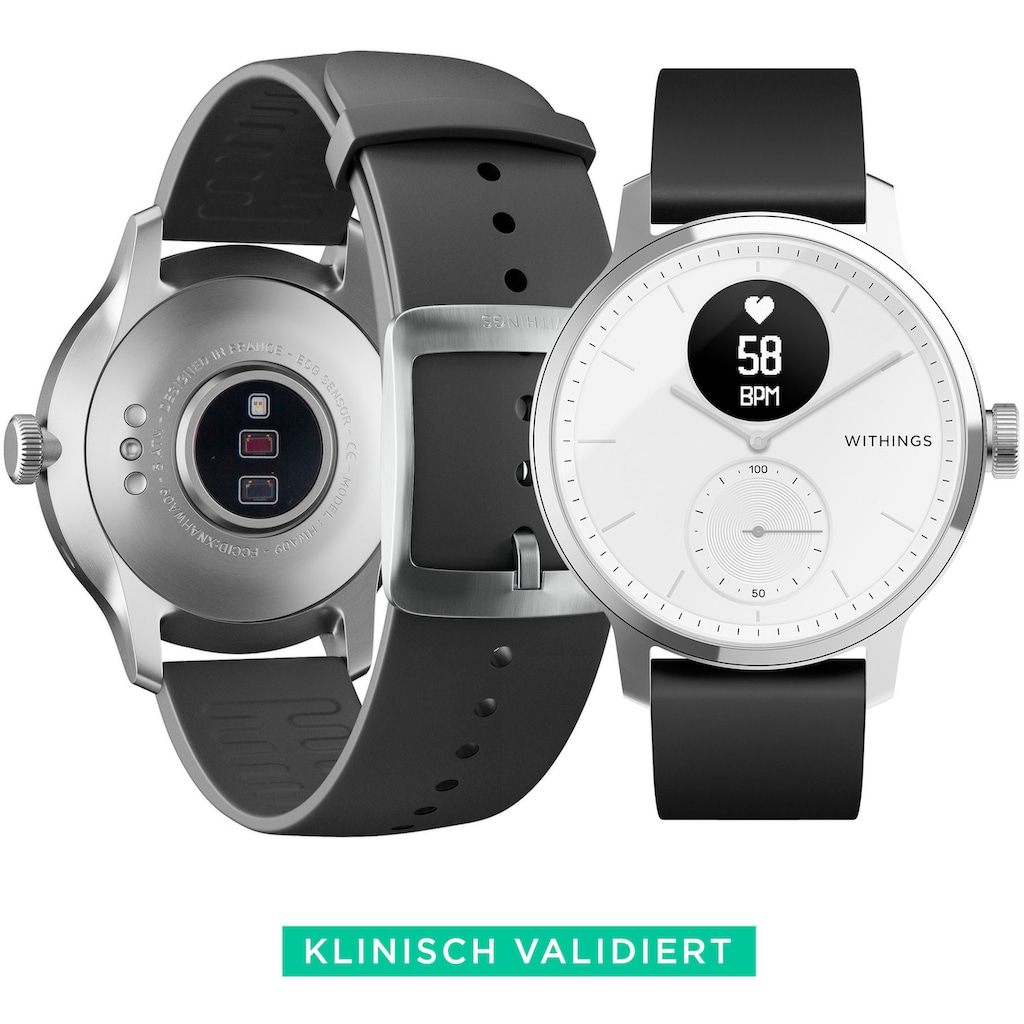 Withings Smartwatch »ScanWatch, 42mm«, (Proprietär)