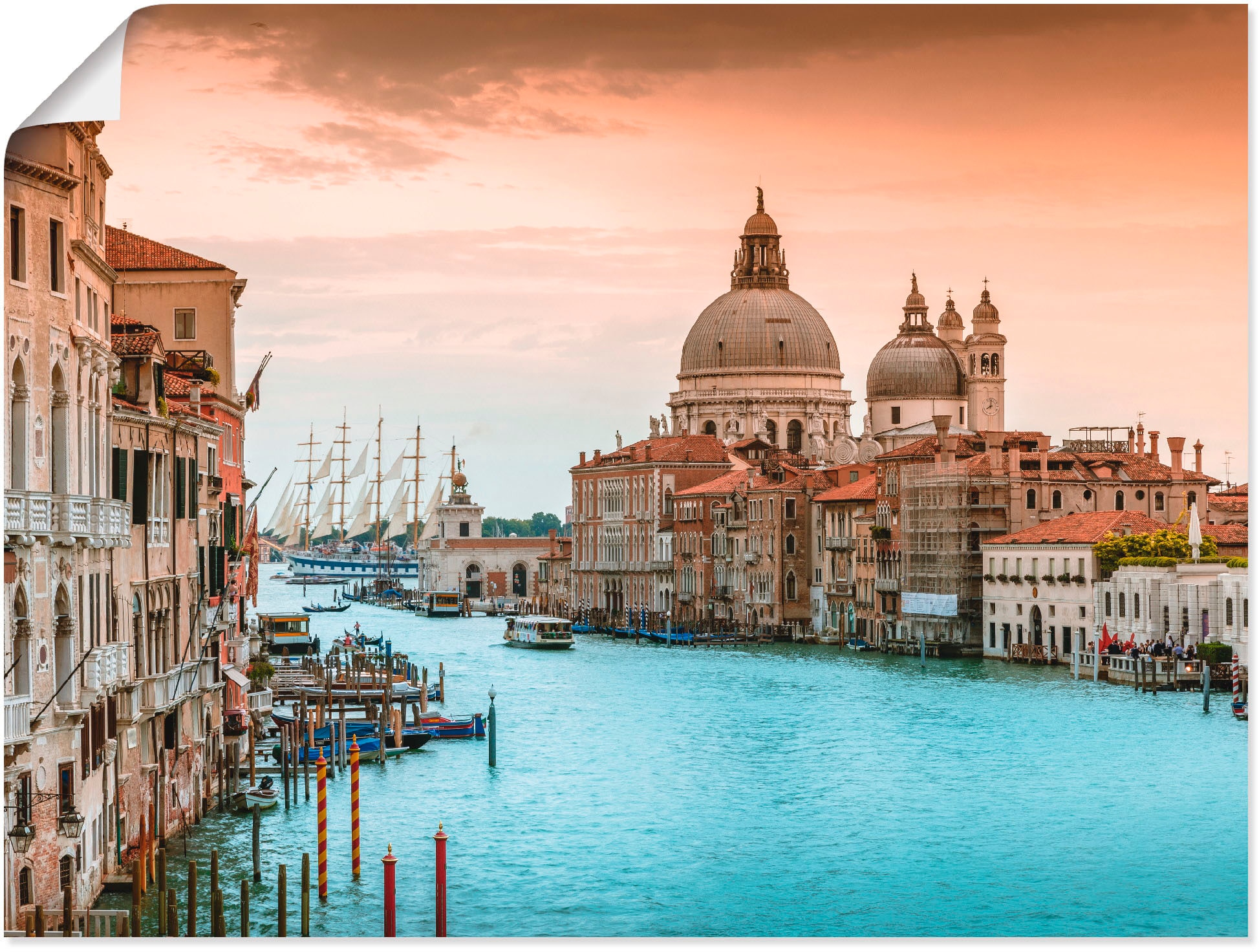 Wandbild »Venedig Canal Grande I«, Italien, (1 St.), als Alubild, Outdoorbild,...