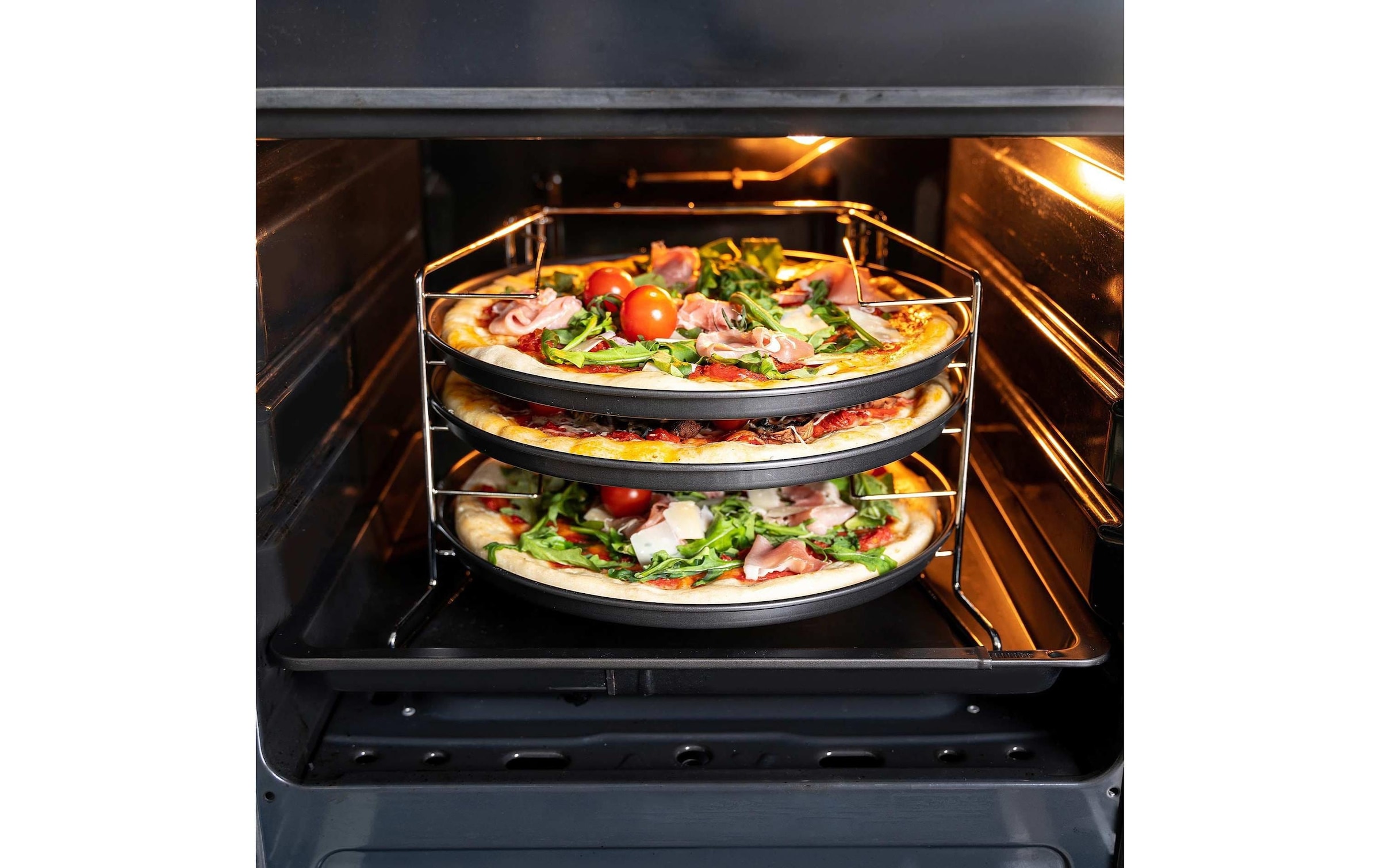 Zenker Pizzastein »Pizzablech Special Countri« Stahl