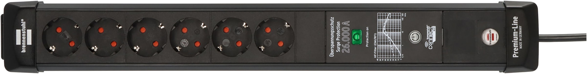 Brennenstuhl Steckdose »H05VV-F3G1,5, 1,8 m«