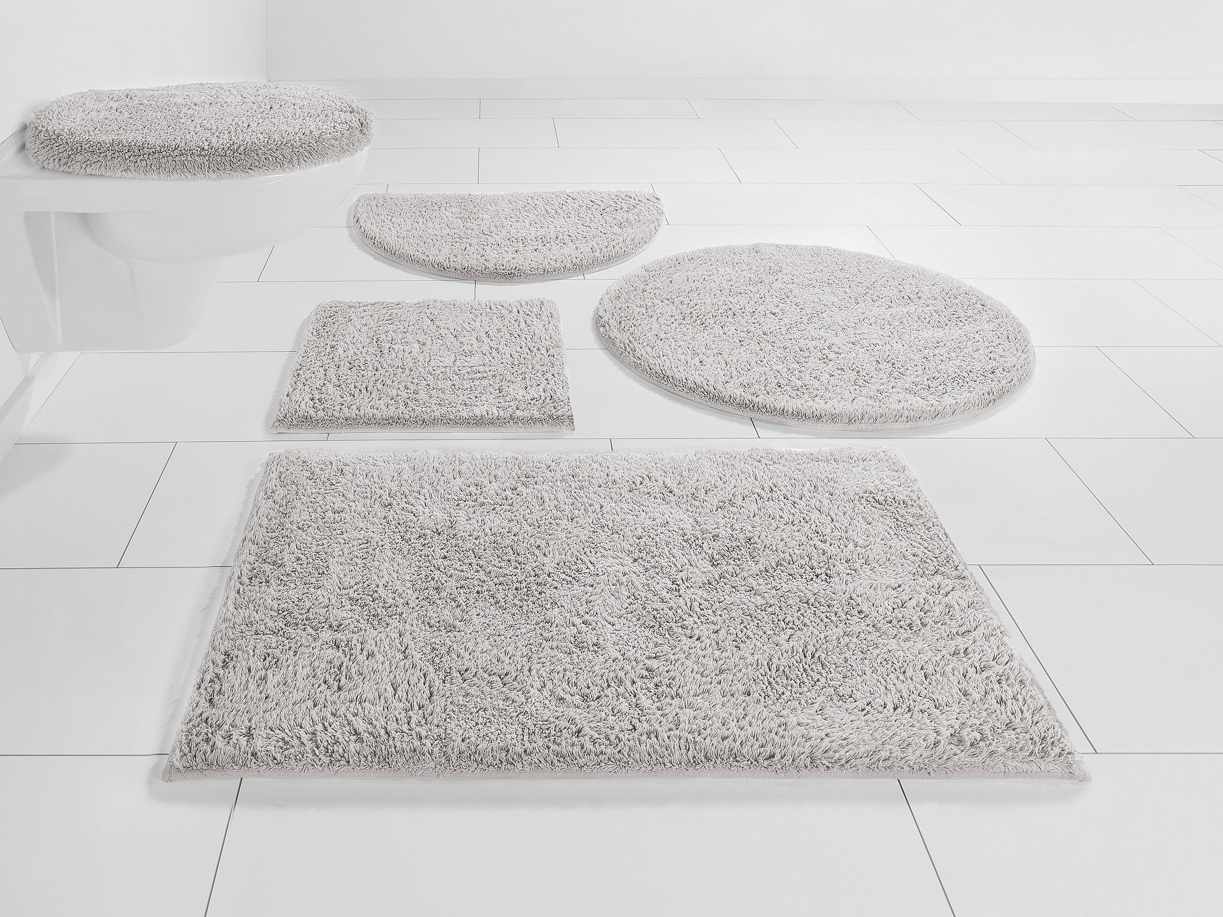 my home Badematte »Maren, Badvorleger, Badezimmer Teppich« Höhe 15 mm rutsc günstig online kaufen