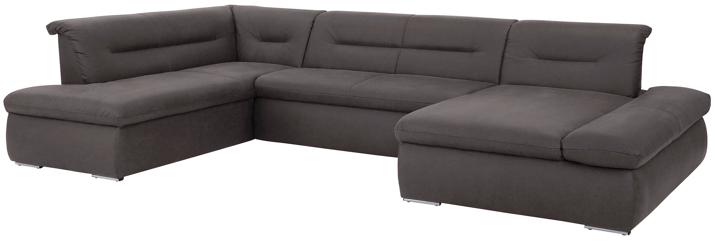 INOSIGN Wohnlandschaft »Avesa U-Form«, Wahlweise mit Armteilverstellung und Bettfunktion, B/T/H: 355/216/80cm