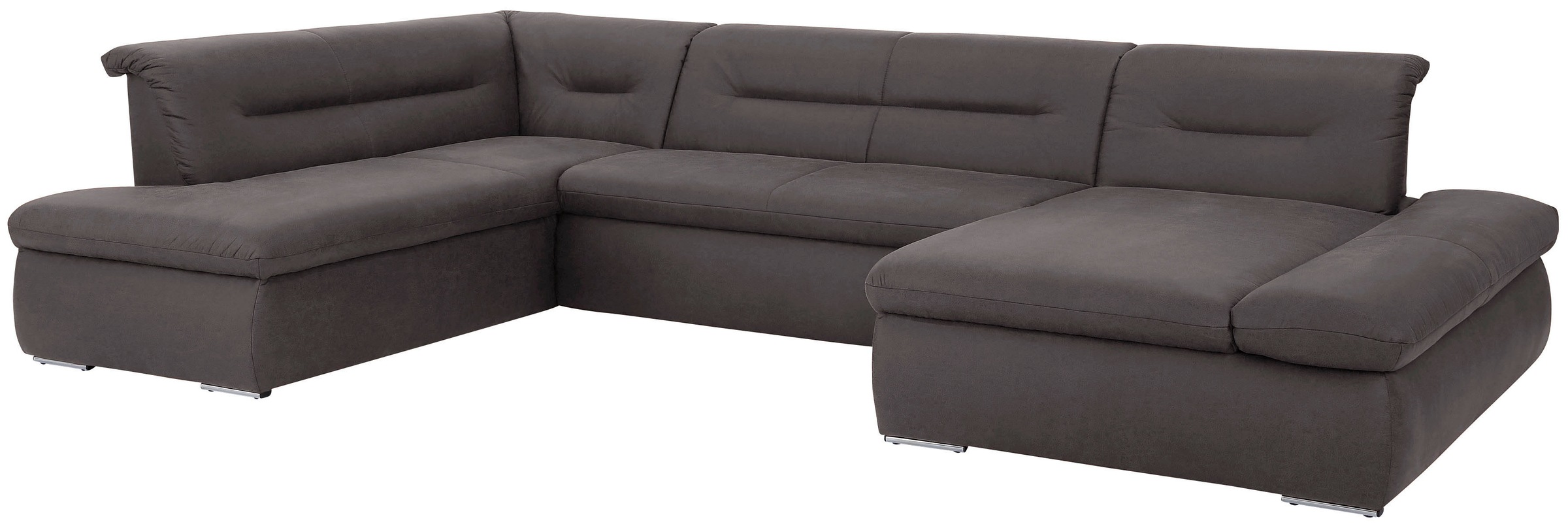 Home affaire Wohnlandschaft »Avesa U-Form« Wahlweise mit Armteilverstellung günstig online kaufen