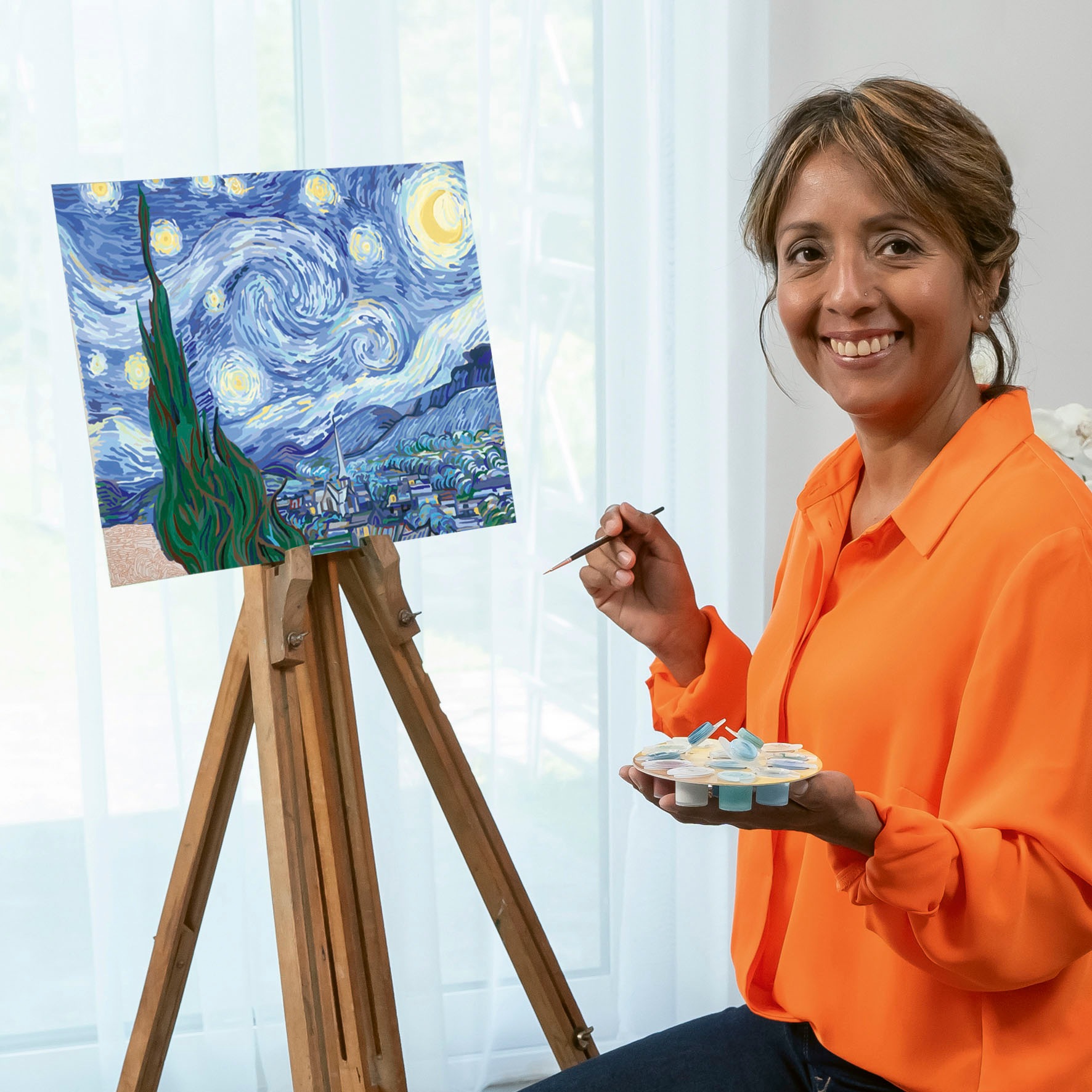 Ravensburger Malen nach Zahlen »CreArt, ART Collection, Starry Night (Van Gogh)«, Made in Europe